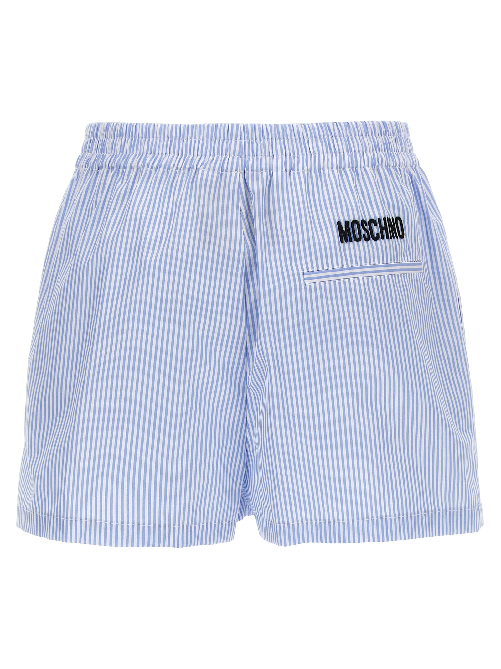Moschino Blue Cotton Bermuda Women's Shorts