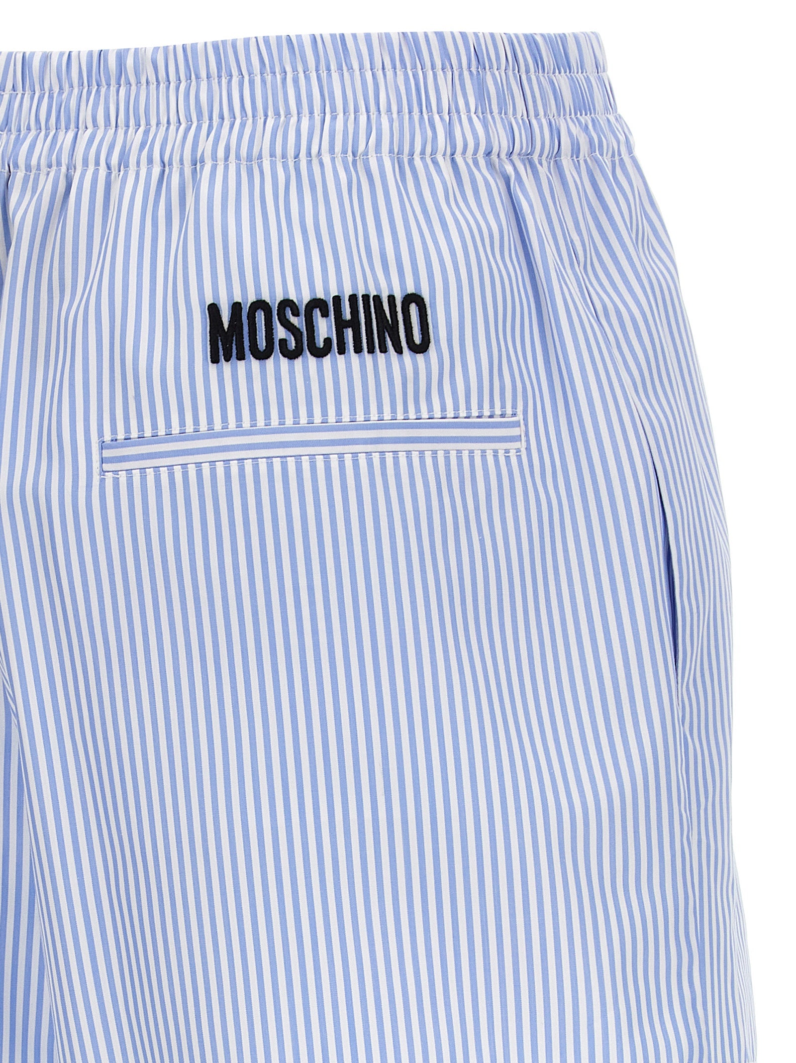 Moschino Blue Cotton Bermuda Women's Shorts