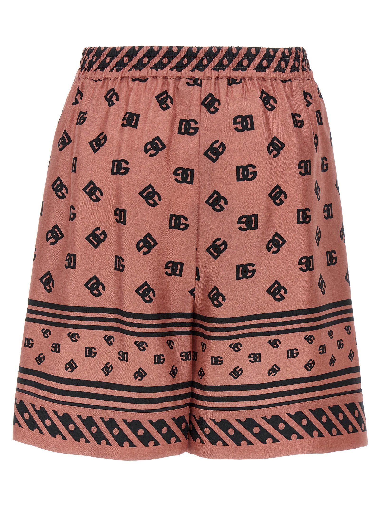 Dolce & Gabbana Multicolor Silk Bermuda Women's Shorts