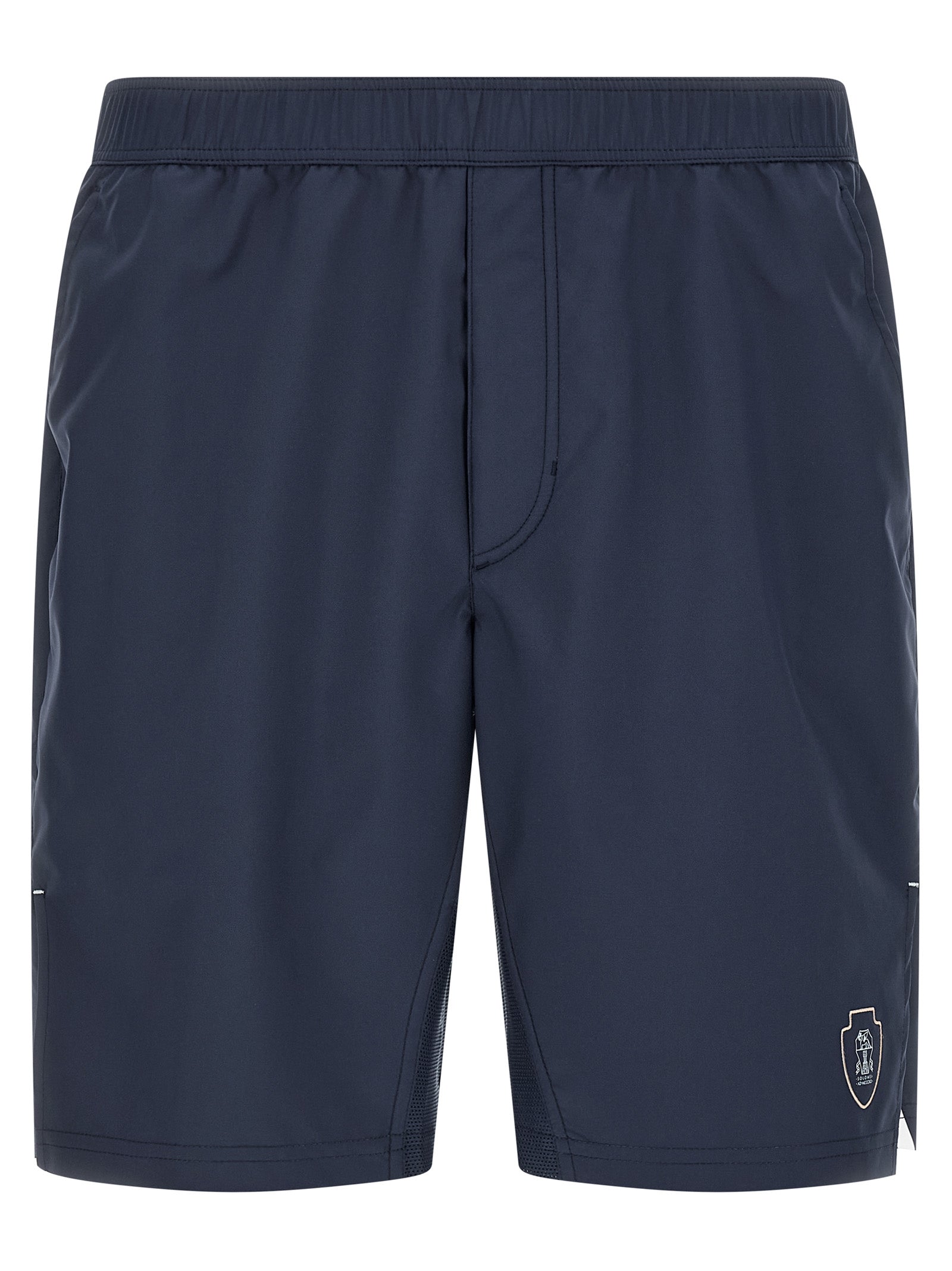 Brunello Cucinelli Blue Polyester Bermuda Men's Shorts