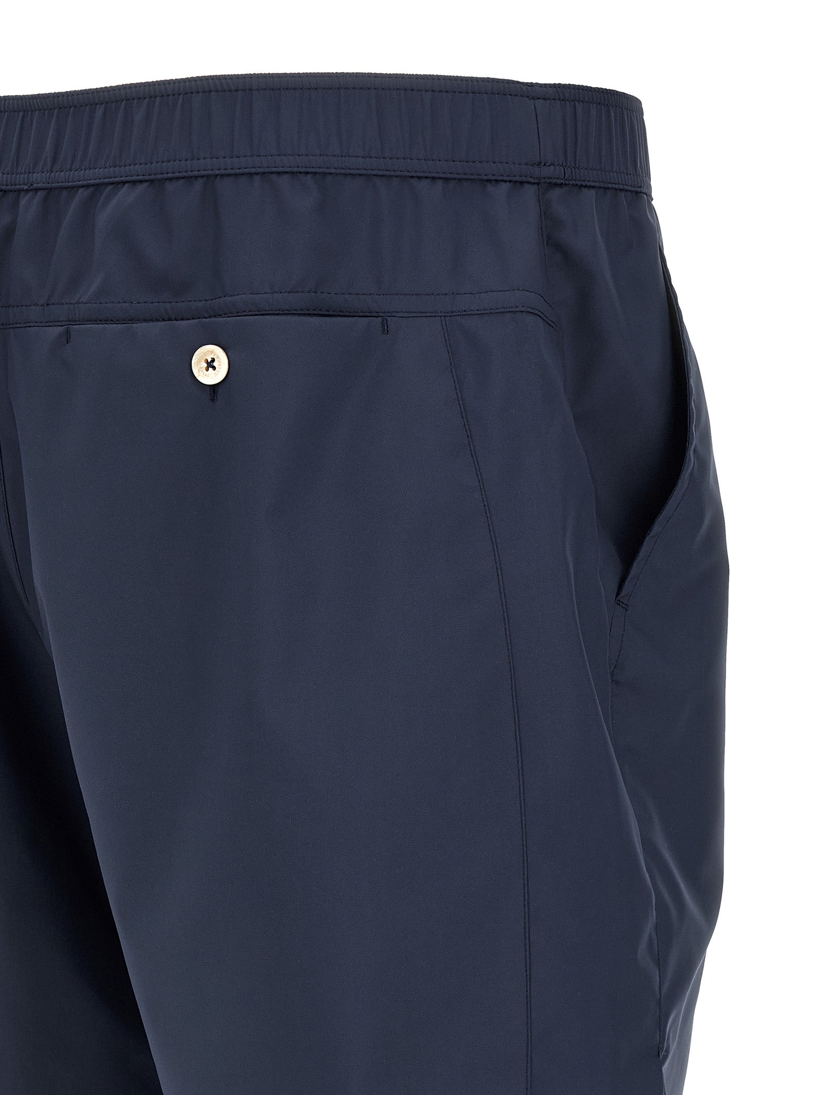 Brunello Cucinelli Blue Polyester Bermuda Men's Shorts