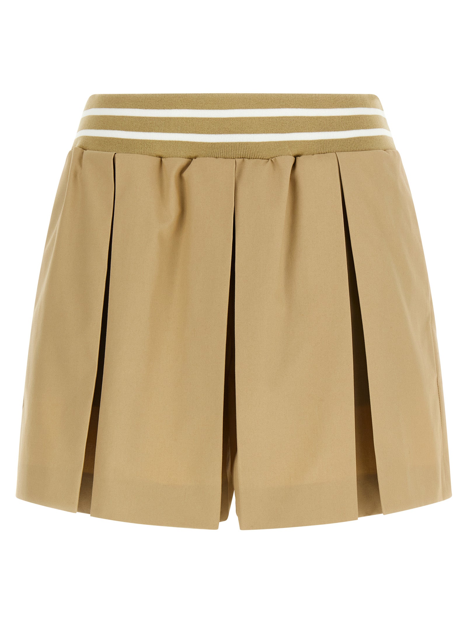 Moschino Beige Cotton Bermuda Women's Shorts