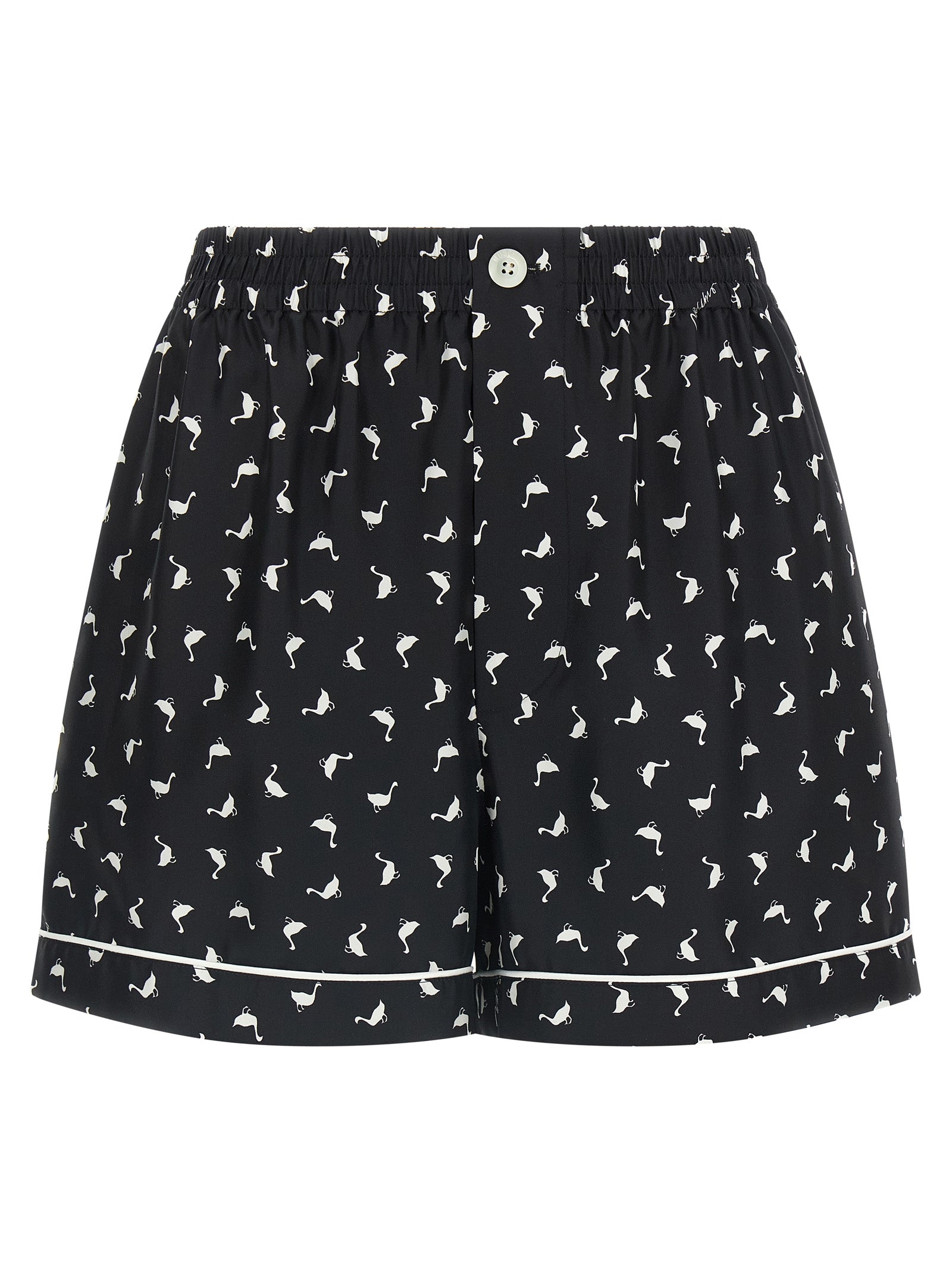 Moschino Bicolor Silk Bermuda Women's Shorts