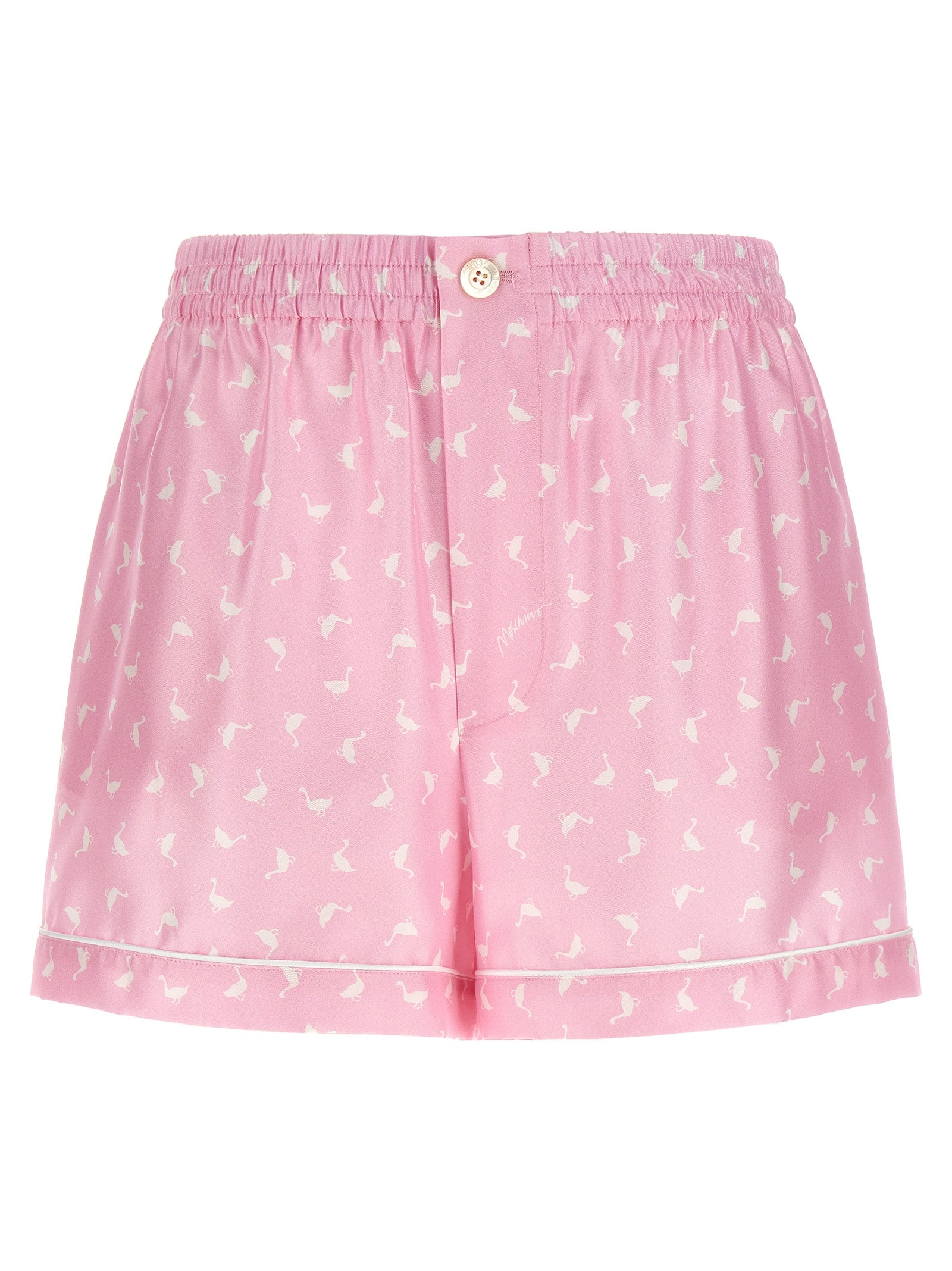 Moschino Multicolor Silk Bermuda Women's Shorts