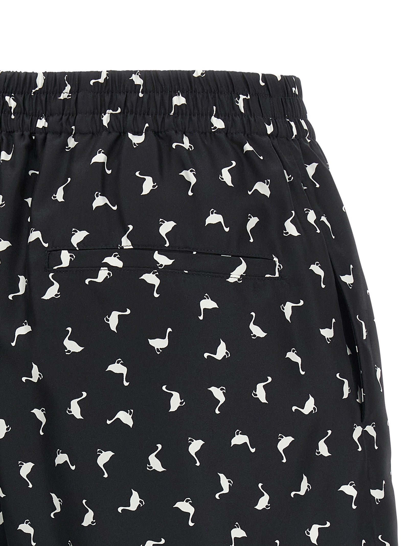 Moschino Bicolor Silk Bermuda Women's Shorts