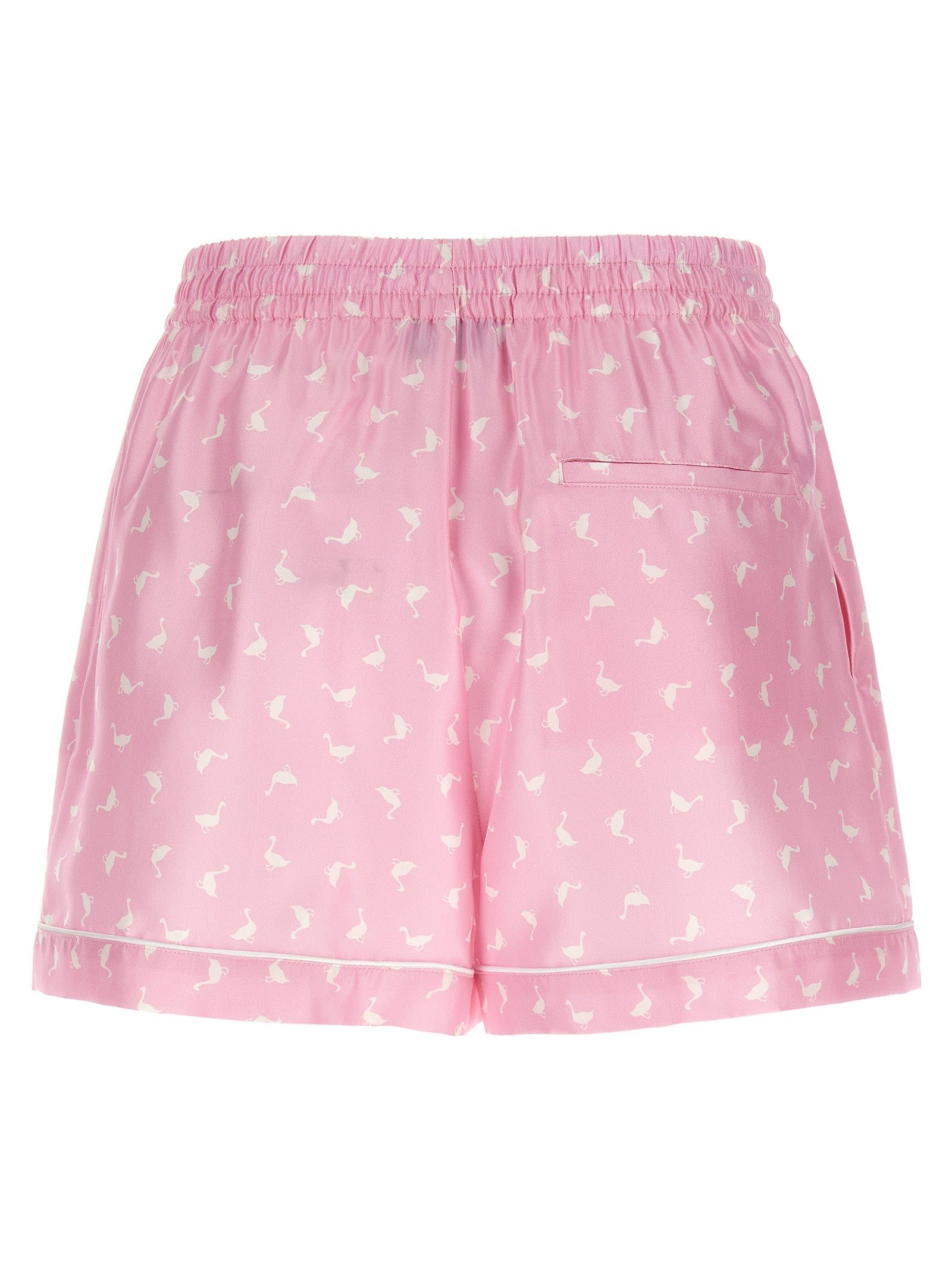 Moschino Multicolor Silk Bermuda Women's Shorts