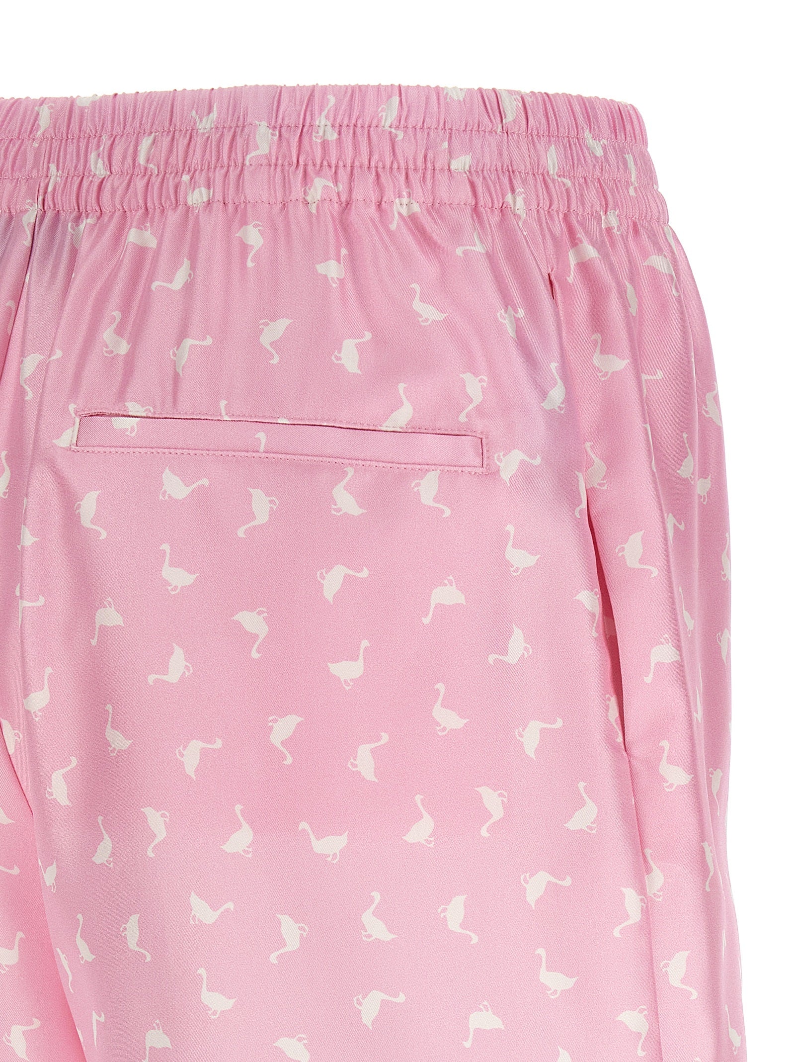 Moschino Multicolor Silk Bermuda Women's Shorts