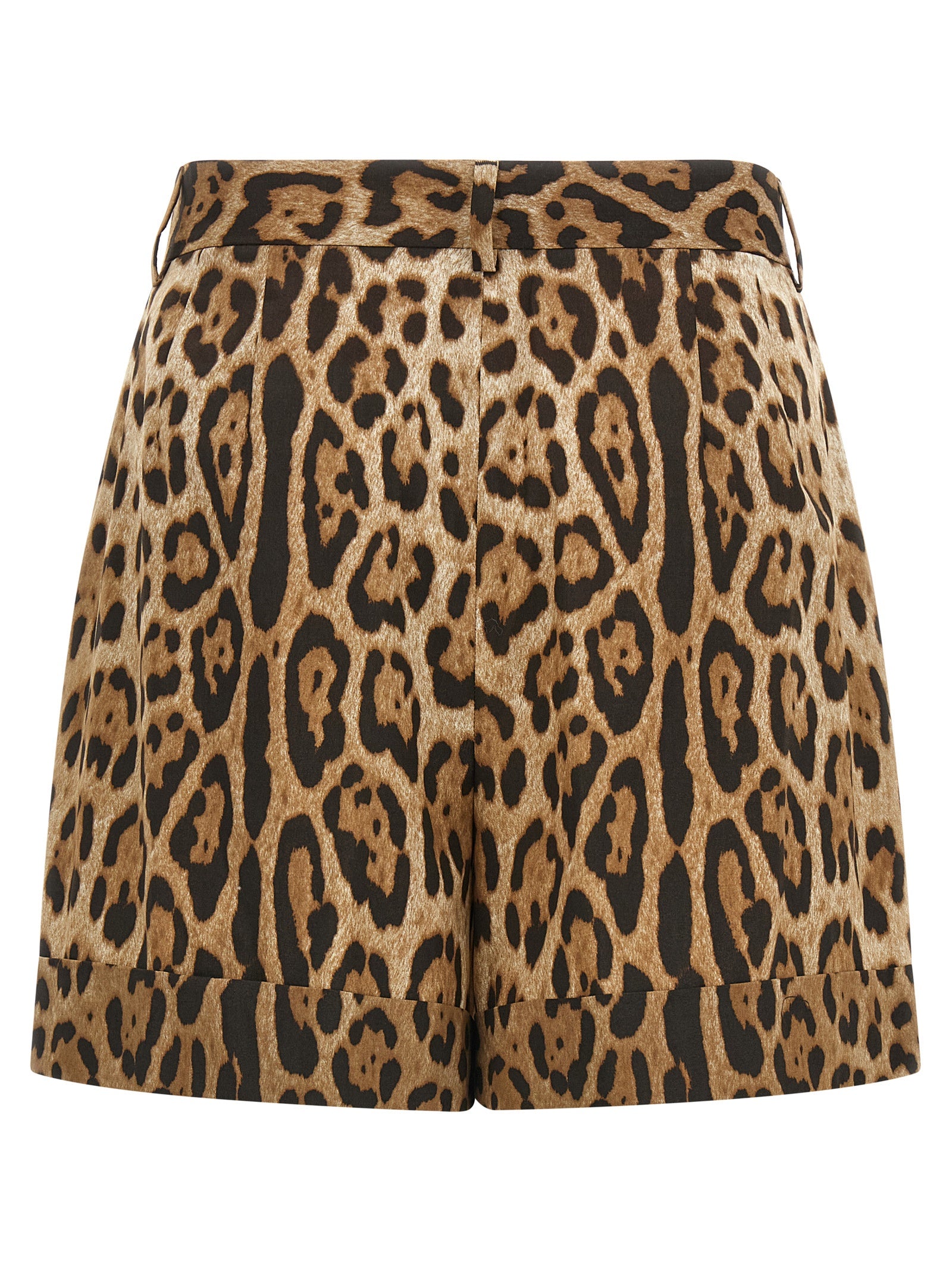 Dolce & Gabbana Brown Cotton Bermuda Women's Shorts