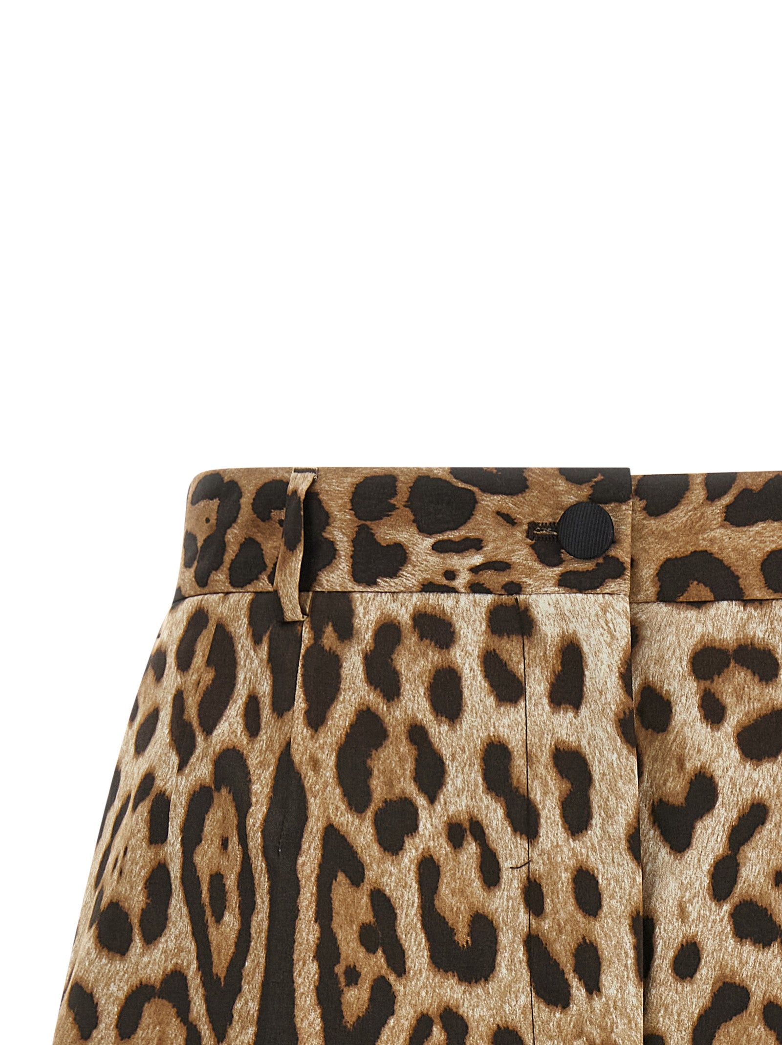 Dolce & Gabbana Brown Cotton Bermuda Women's Shorts