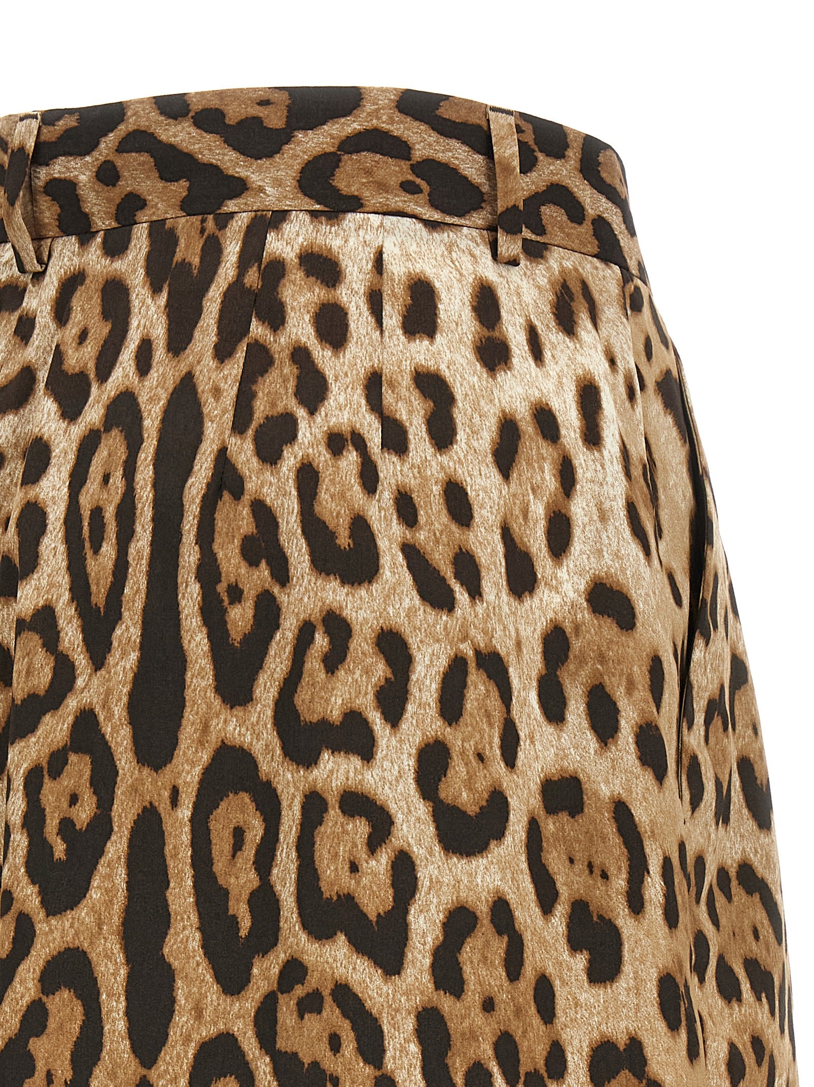 Dolce & Gabbana Brown Cotton Bermuda Women's Shorts