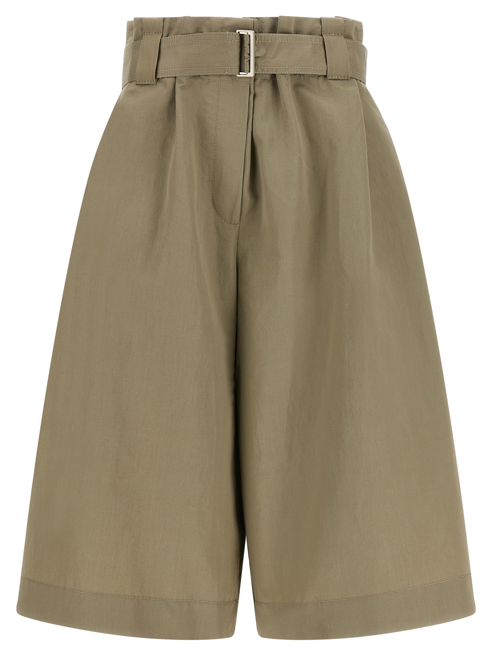Brunello Cucinelli Bicolor Cotton Bermuda Women's Shorts