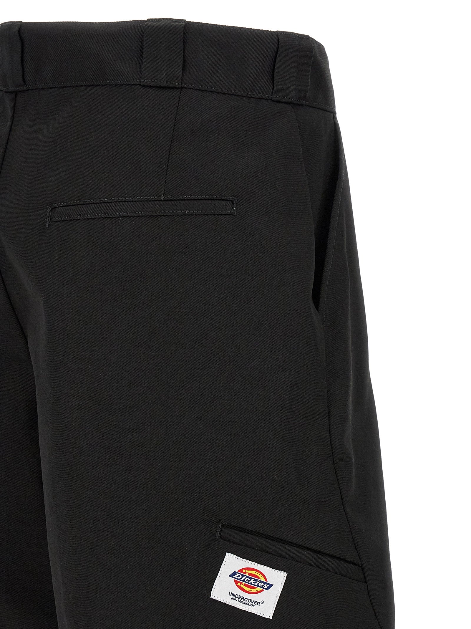 Undercover Black Polyester Bermuda Men's Shorts