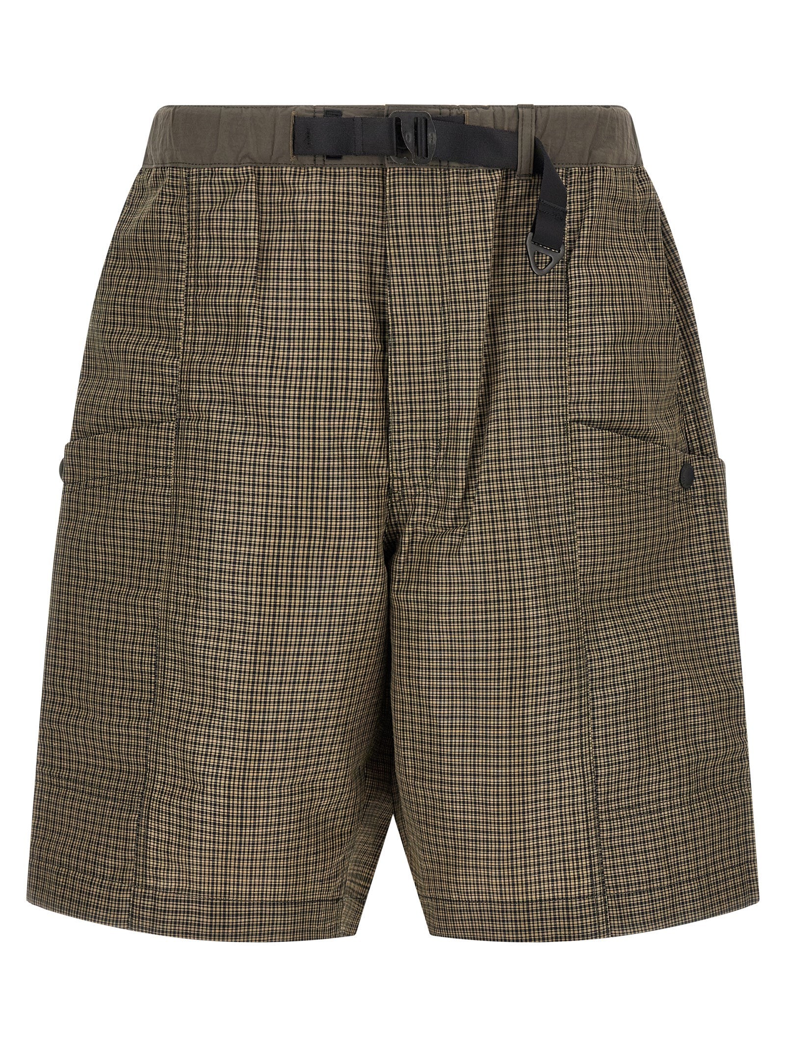 Comme Des Garçons Bicolor Linen Bermuda Men's Shorts