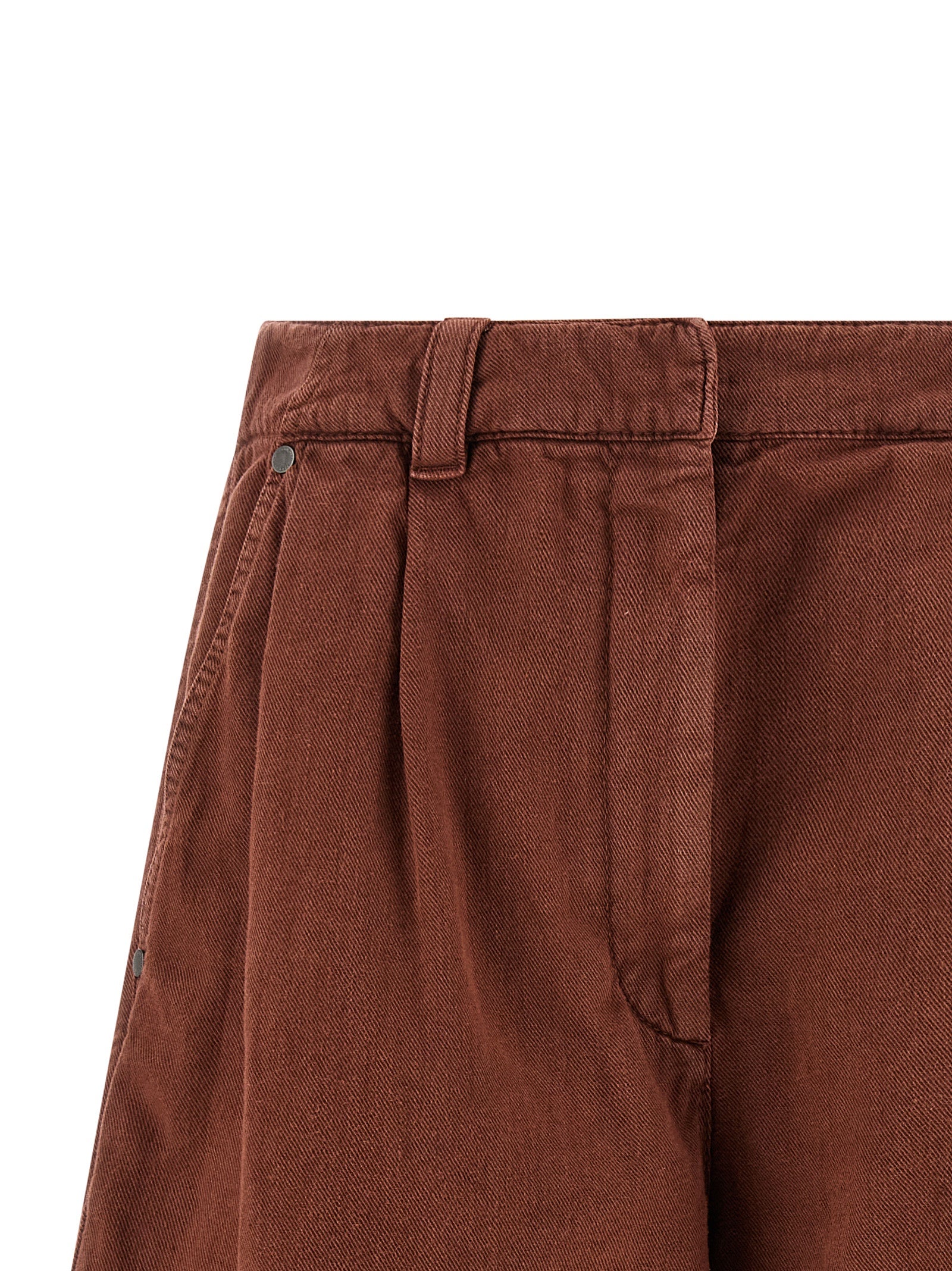 Brunello Cucinelli Multicolor Cotton Bermuda Women's Shorts