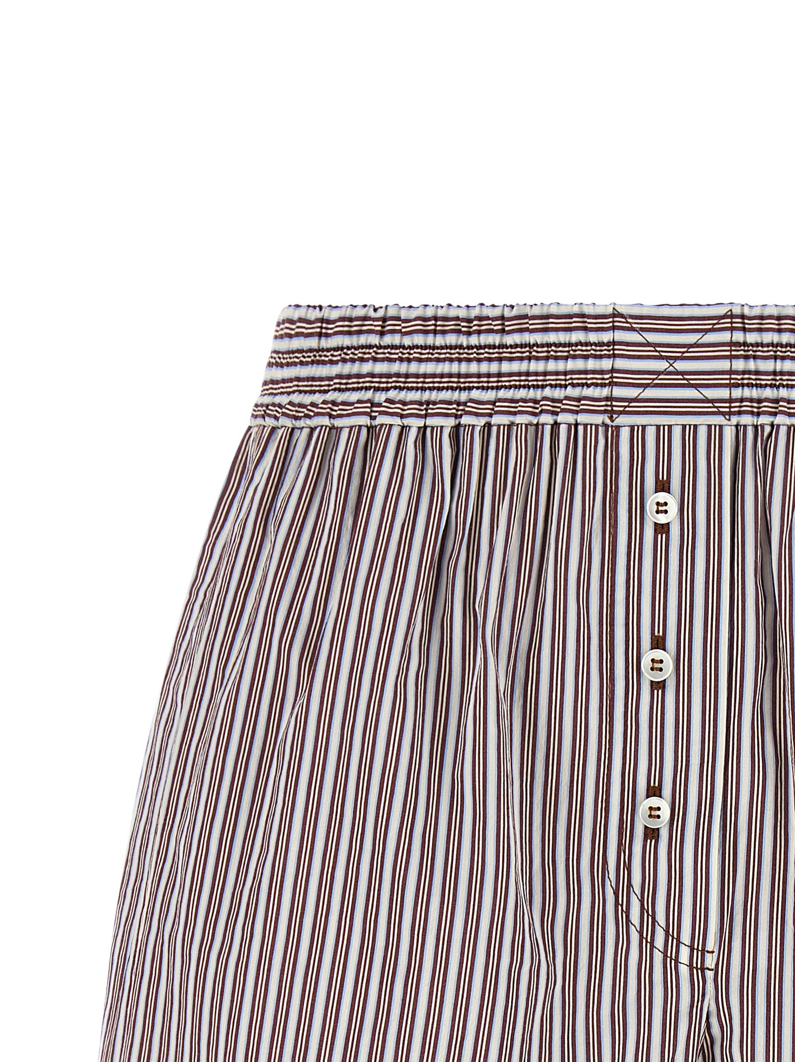 Brunello Cucinelli Bordeaux Cotton Bermuda Women's Shorts