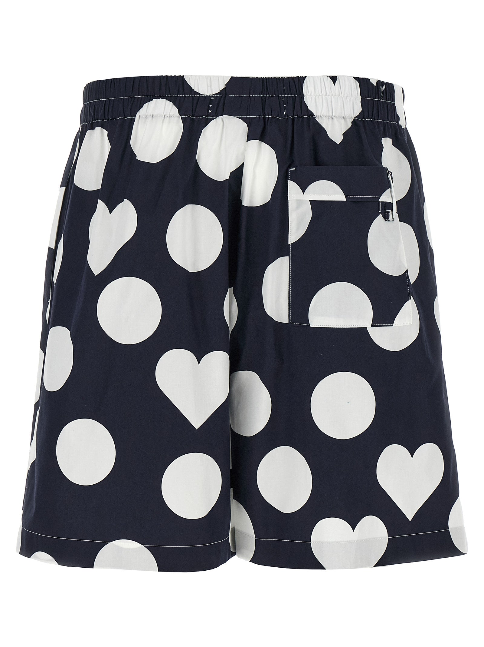 Jacquemus Blue Cotton Bermuda Men's Shorts