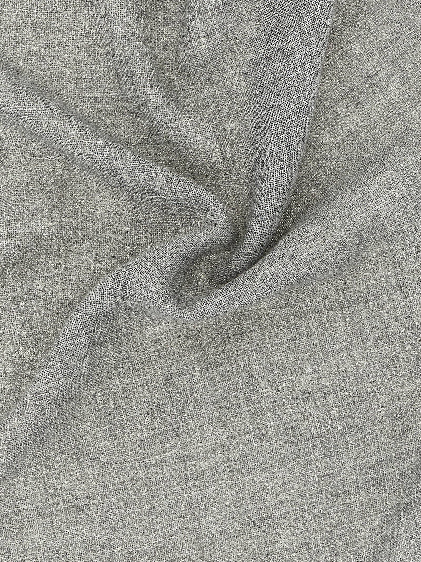 Brunello Cucinelli Gray Virgin Wool Men's Scarf