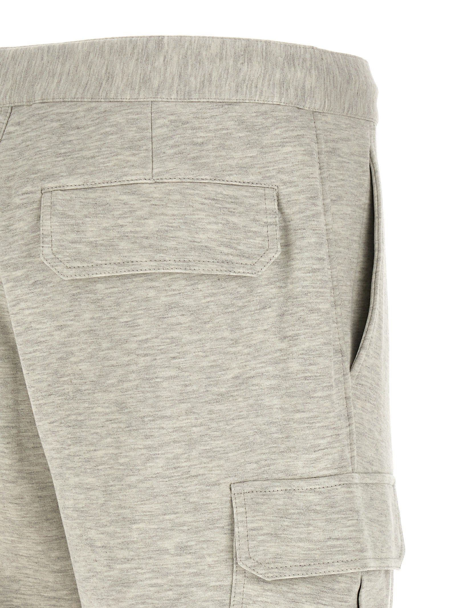 Brunello Cucinelli Gray Cotton Bermuda Men's Shorts