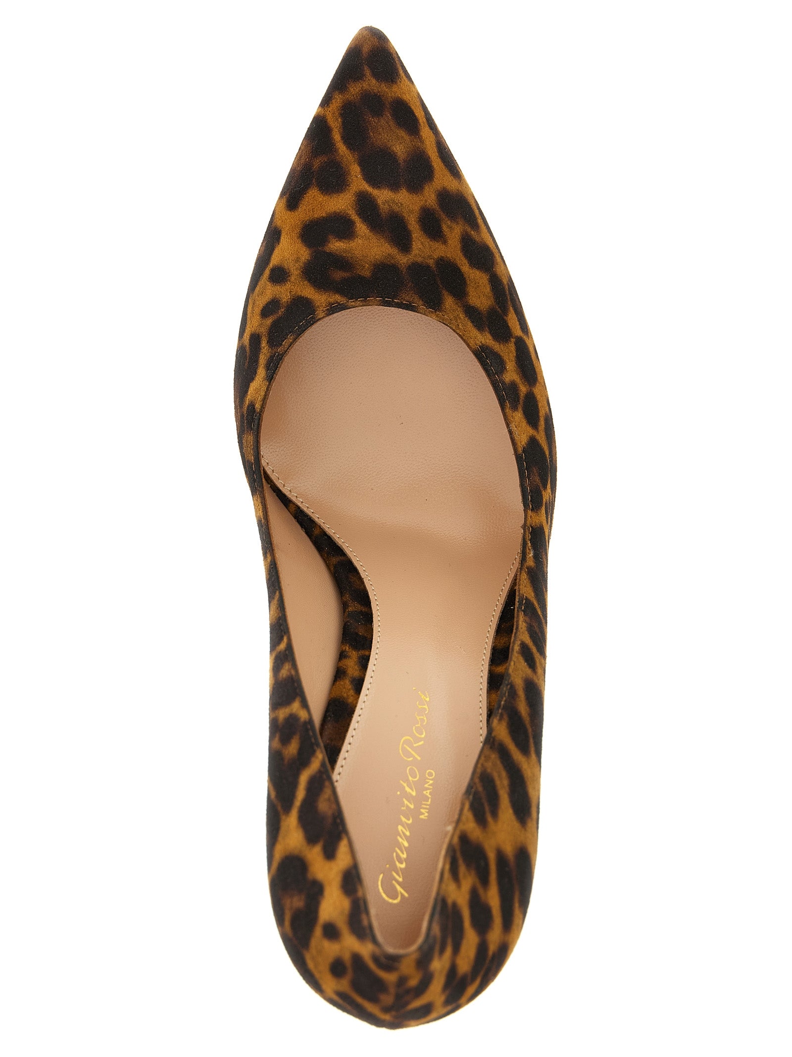 Gianvito Rossi Multicolor Suede Leather High Heel Women's Pumps