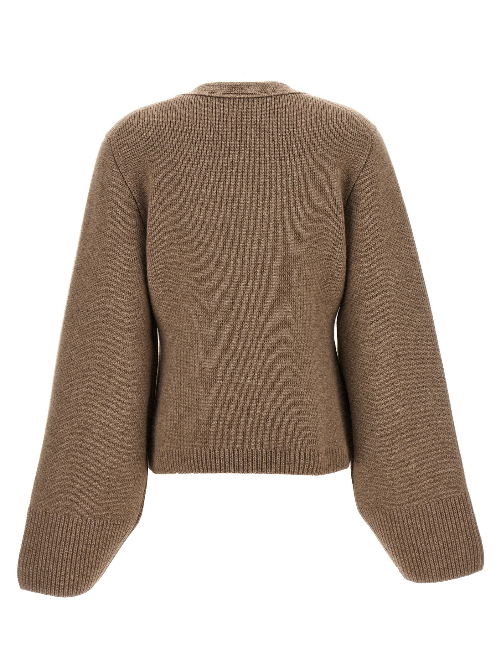 Khaite Brown Cashmere Women's Cardigan