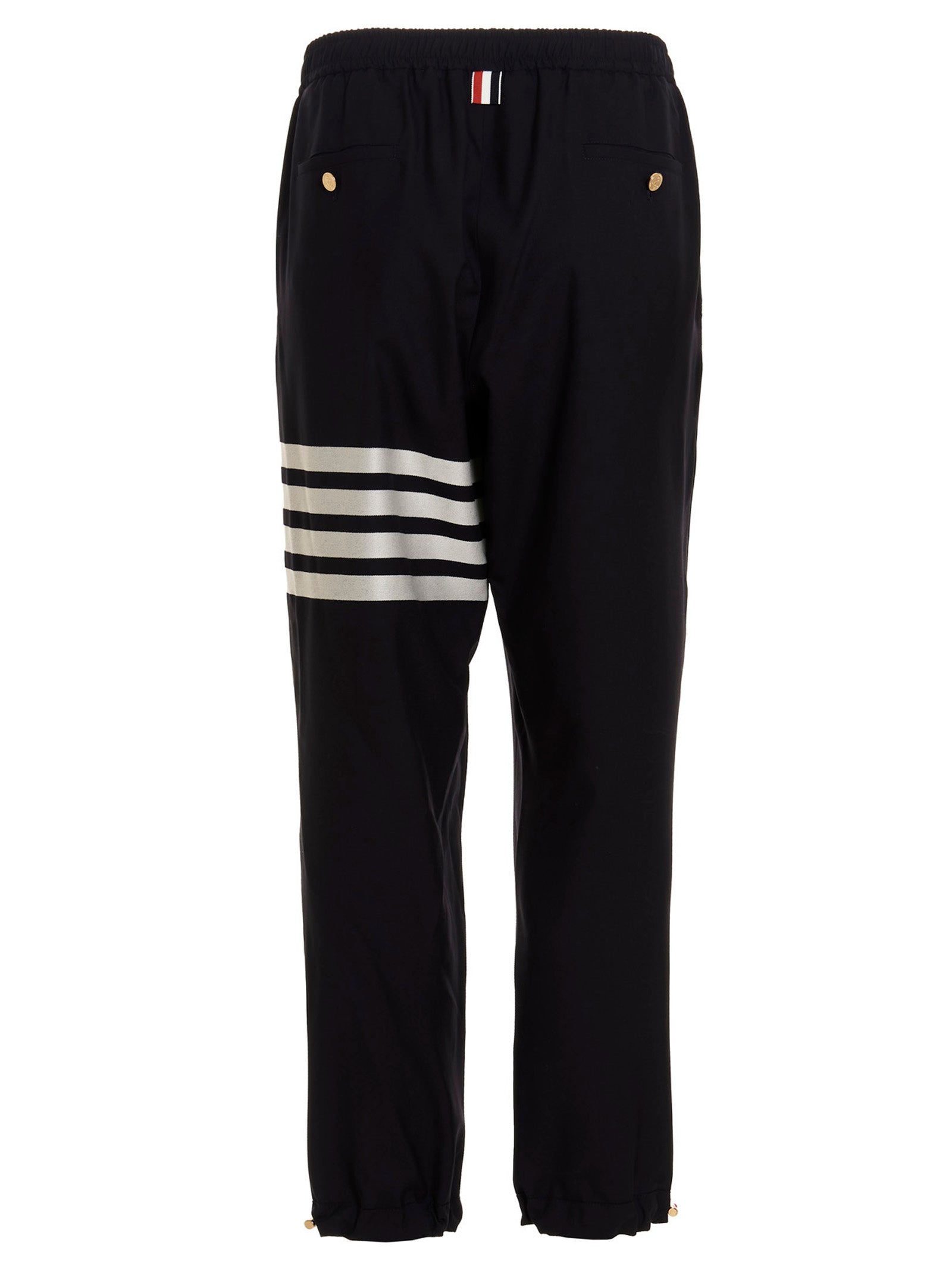 Thom Browne Blue Wool Athletic Men's Pants