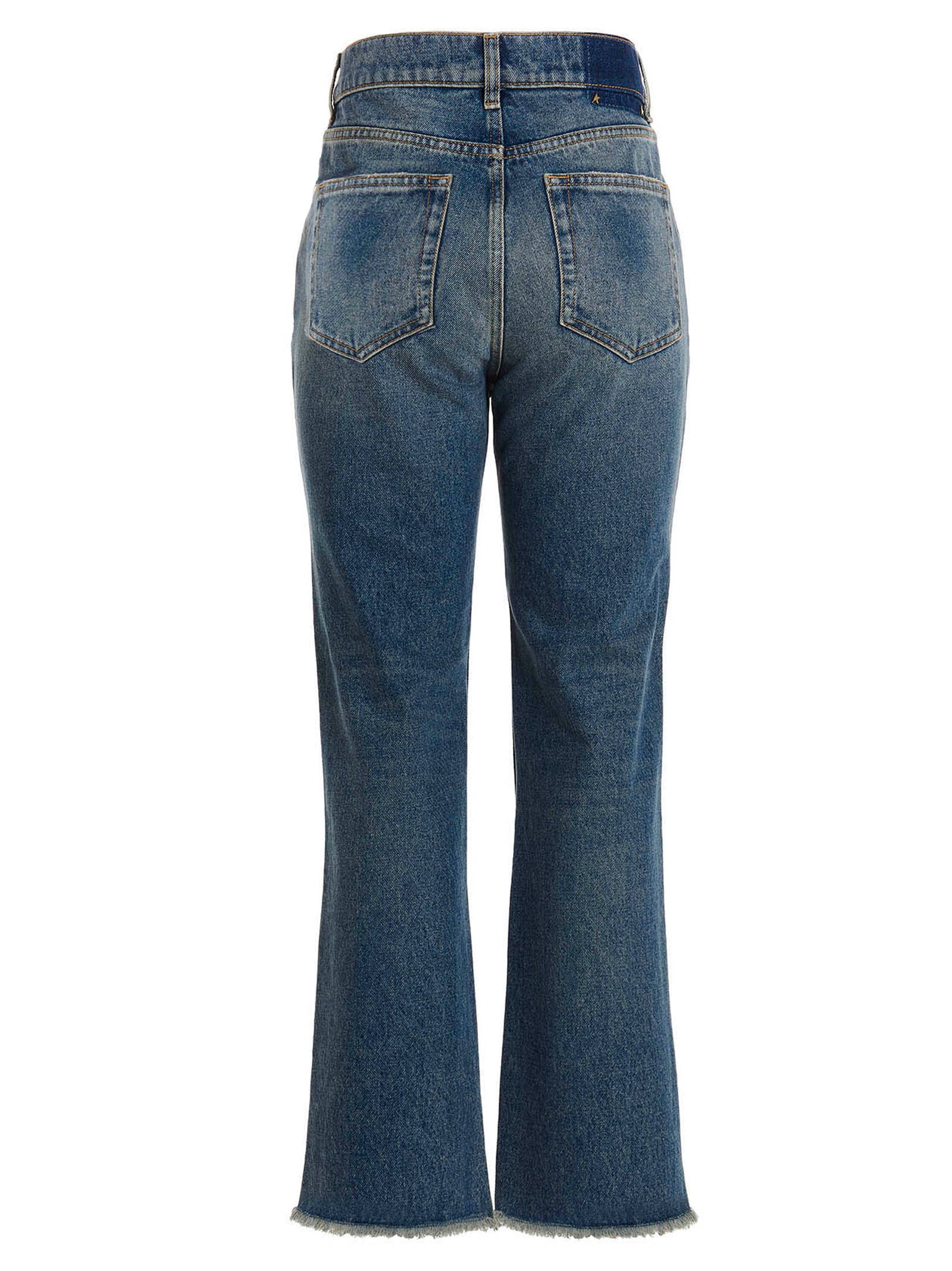 Golden Goose Blue Cotton Flared Women's Jeans