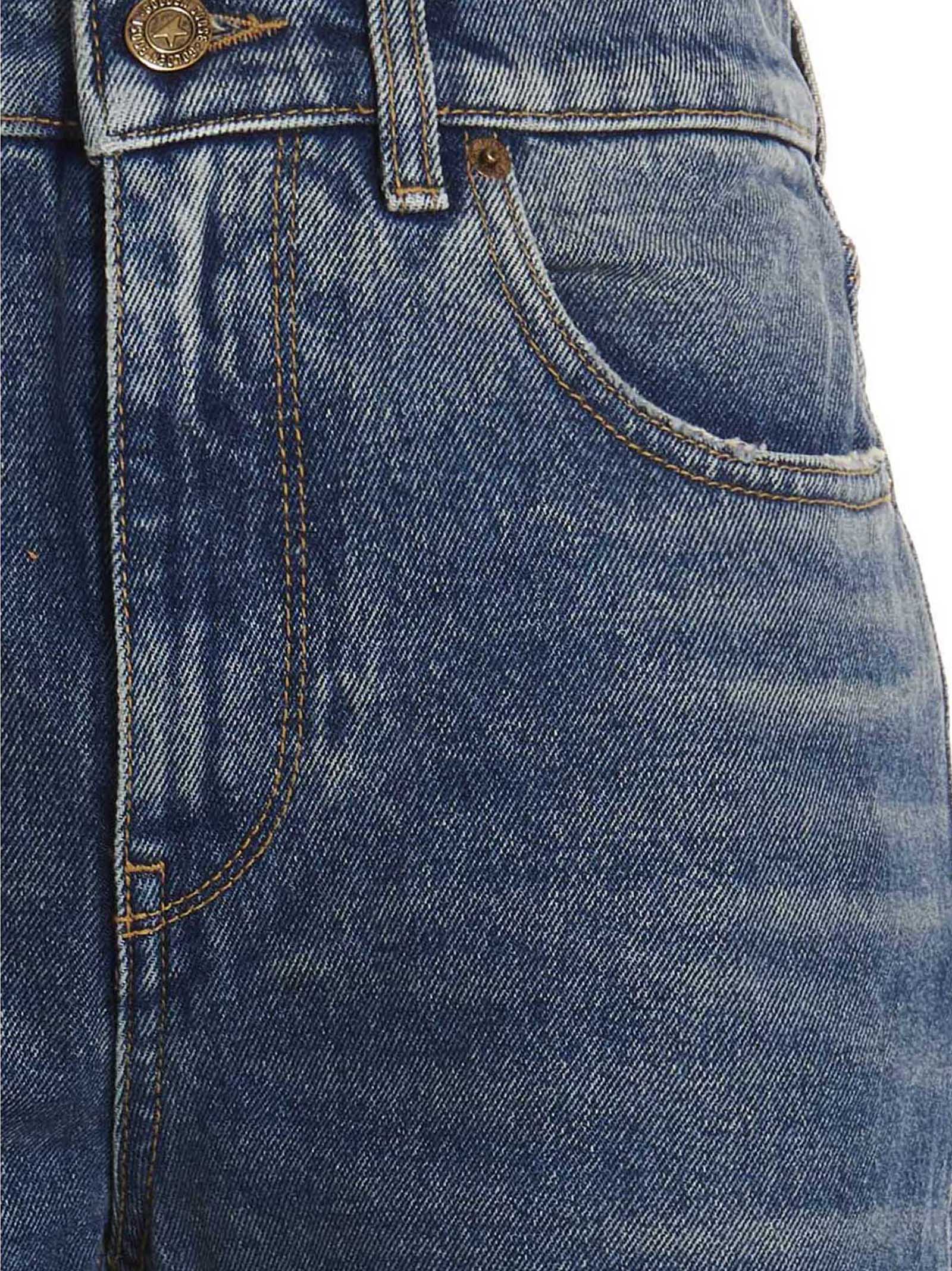 Golden Goose Blue Cotton Flared Women's Jeans