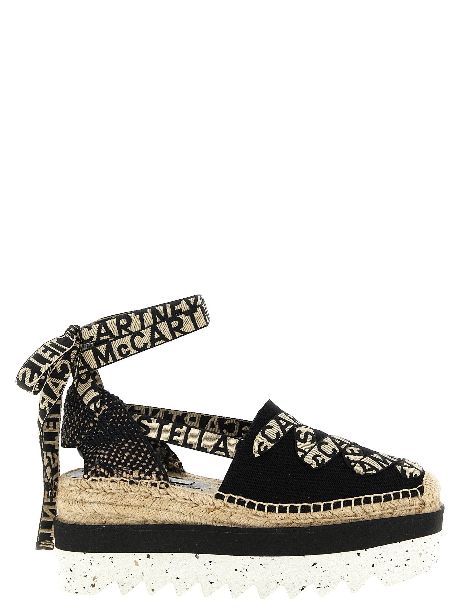 Stella McCartney Multicolor Cotton Wedge Women's Sandals