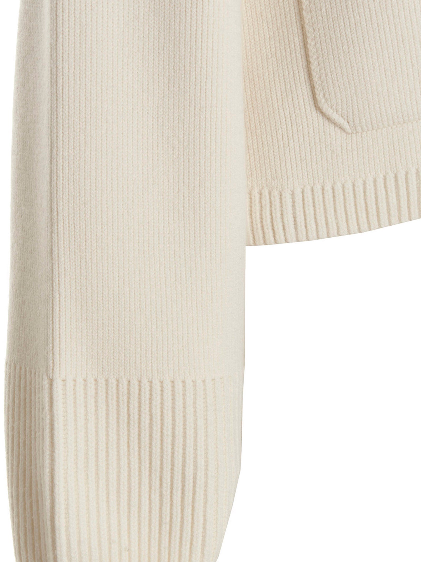 Khaite White Cashmere Women's Cardigan