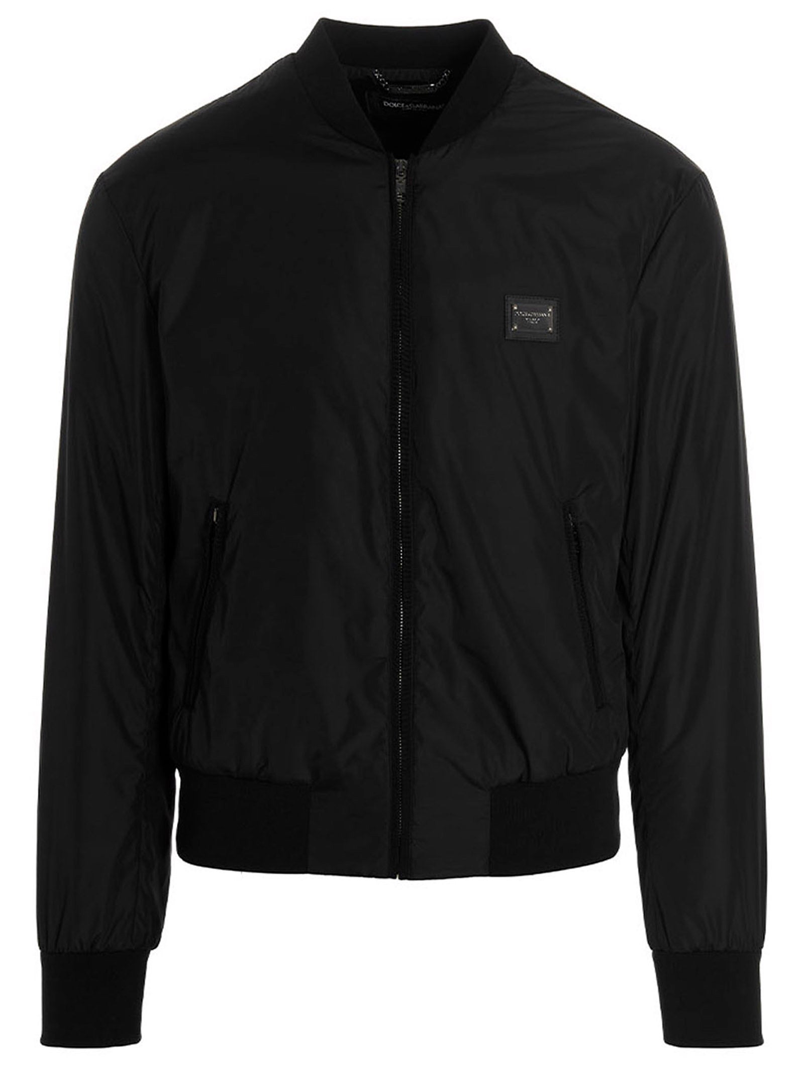 Dolce & Gabbana Black Polyamide Men's Bomber