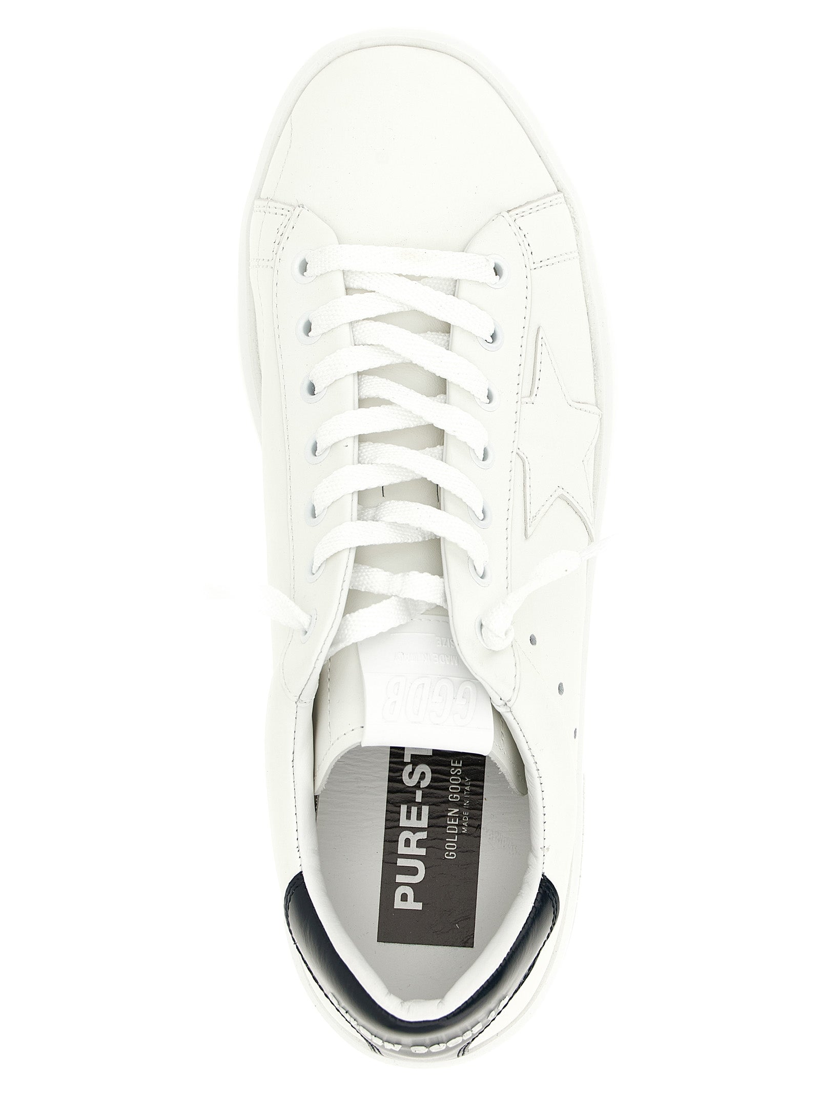 Golden Goose Blue Cowhide Low Top Men's Sneakers