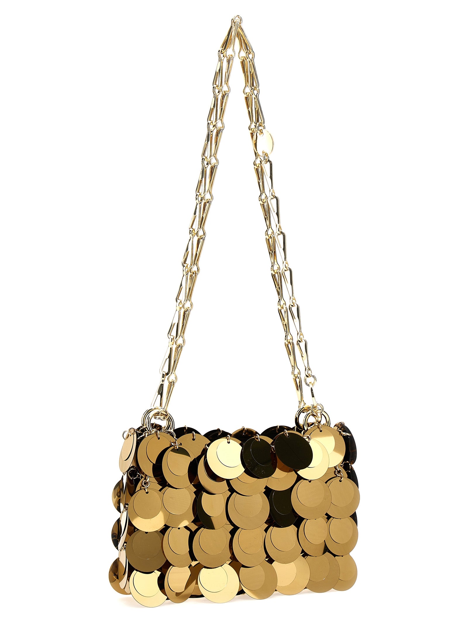 Paco Rabanne Gold Polyester Women's Handbag