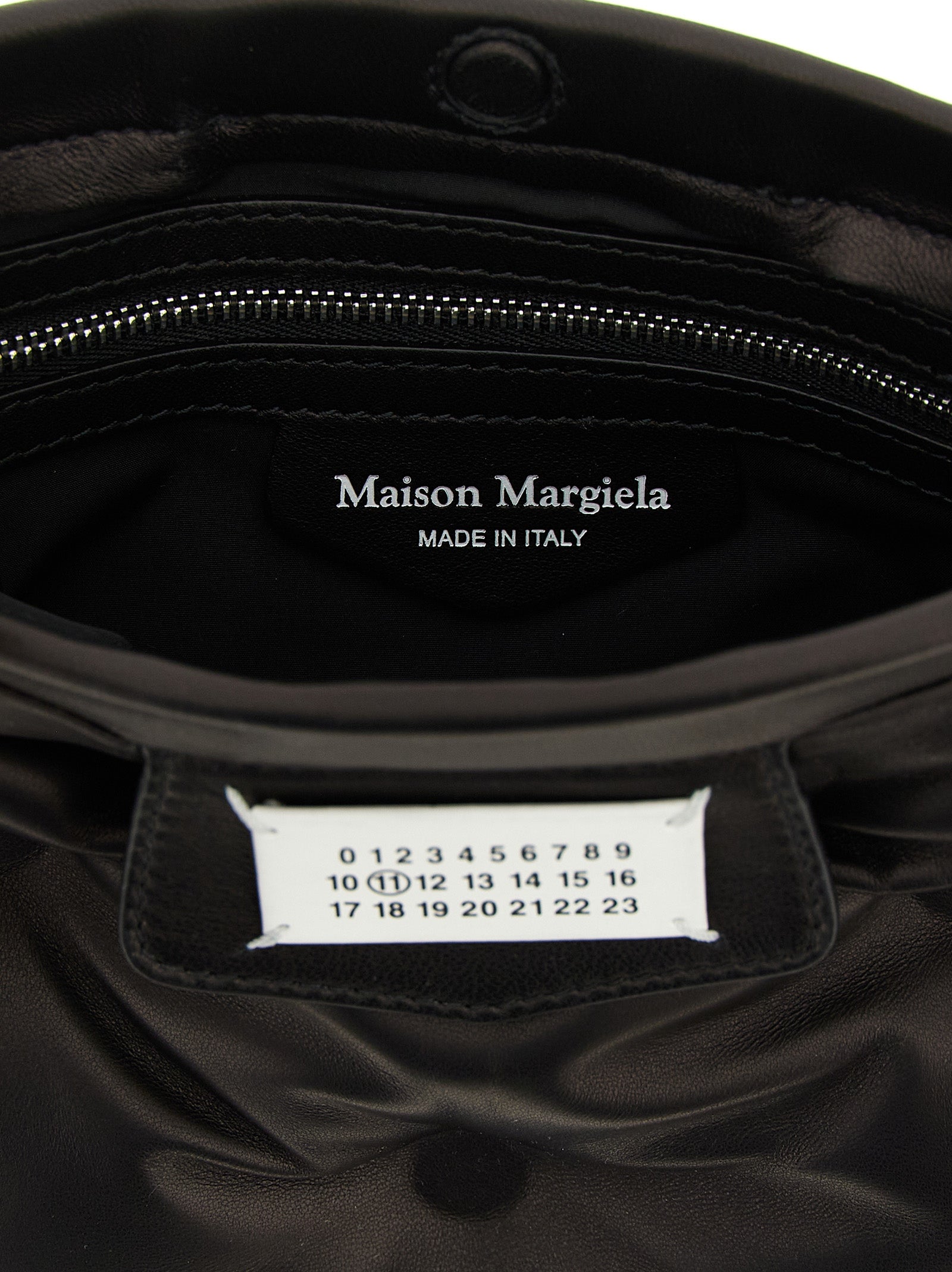 Maison Margiela Black Lambskin Crossbody Women's Bag