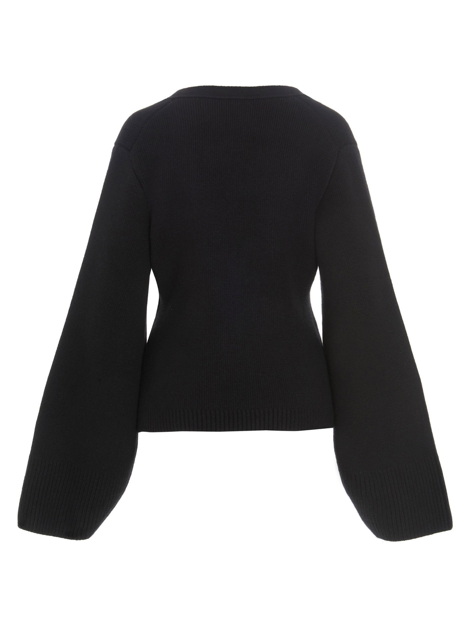Khaite Black Cashmere Women's Cardigan