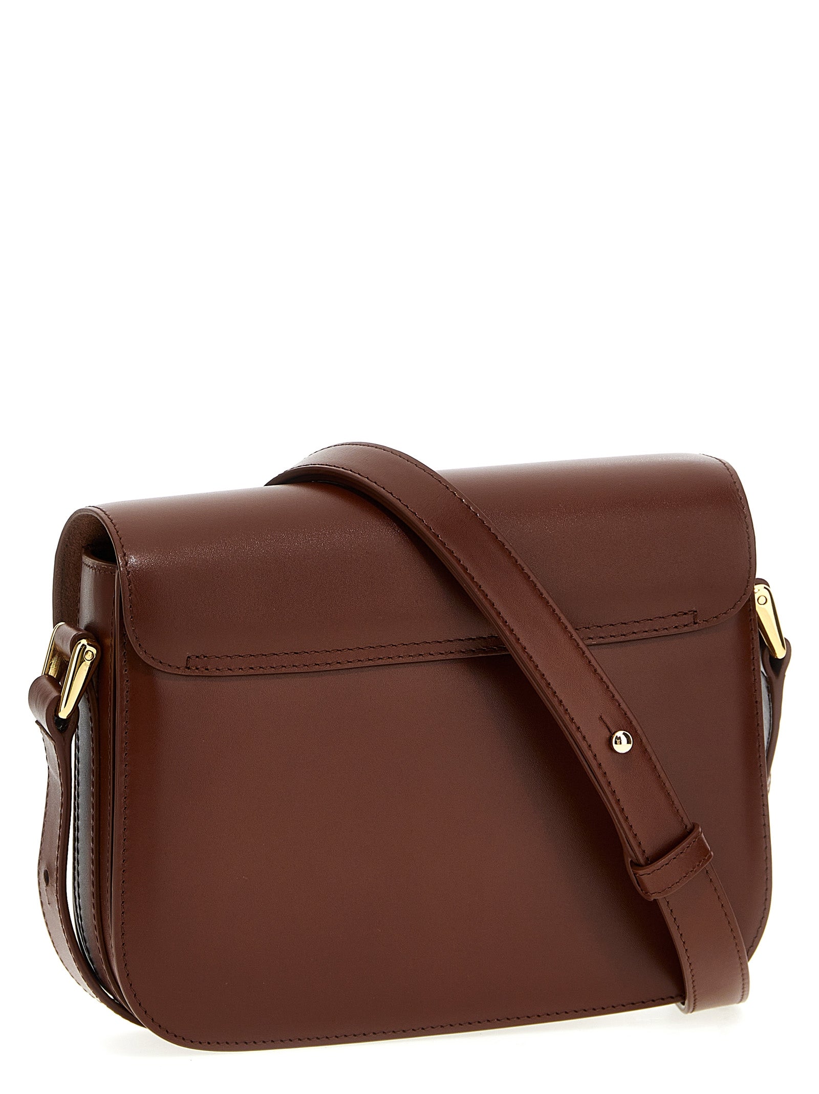 A.P.C. Brown Cowhide Crossbody Women's Bag