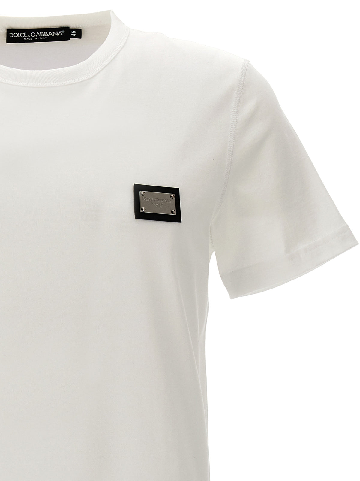 Dolce & Gabbana White Cotton Men's T-Shirt