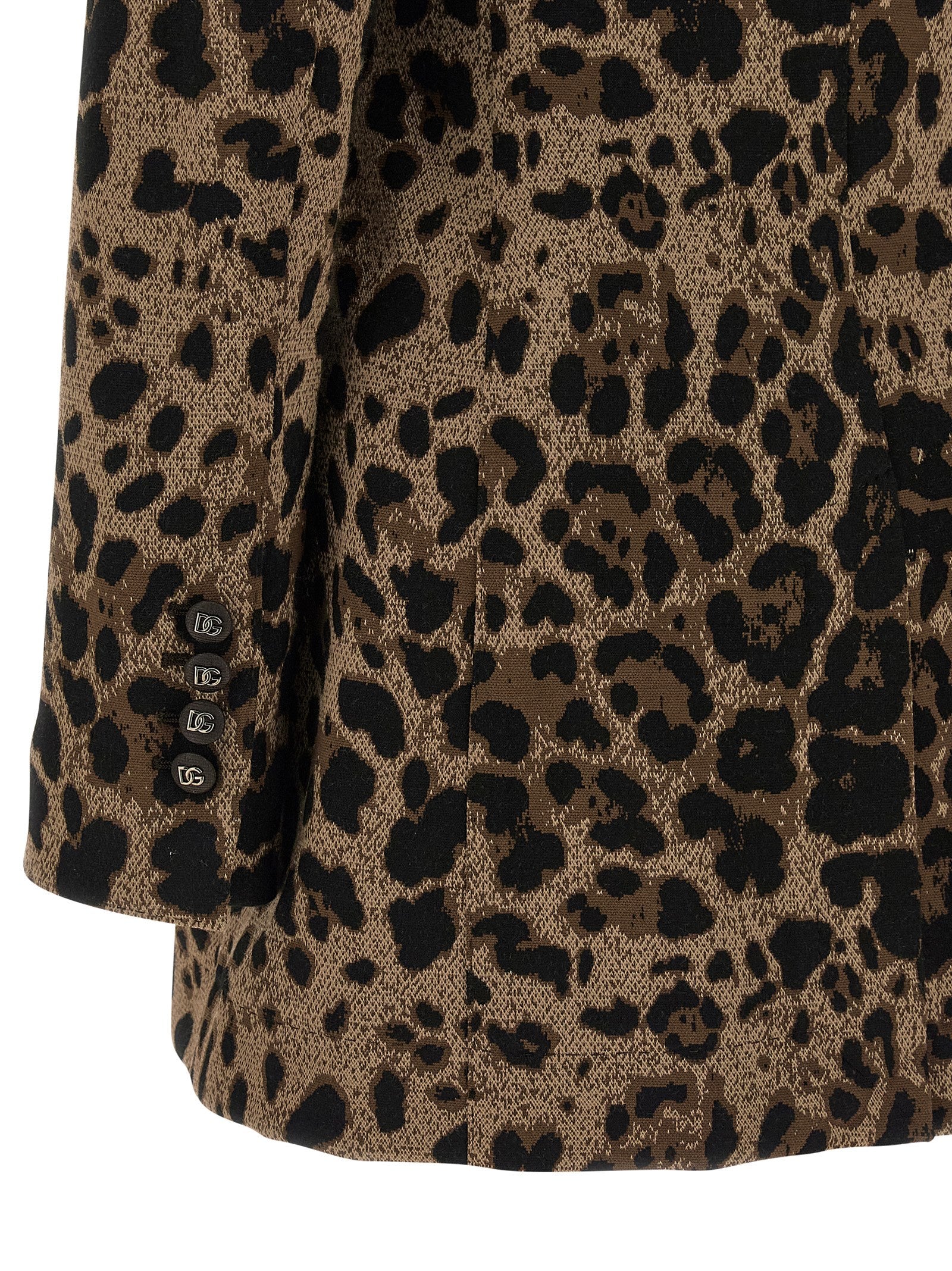 Dolce & Gabbana Brown Viscose Women's Blazer