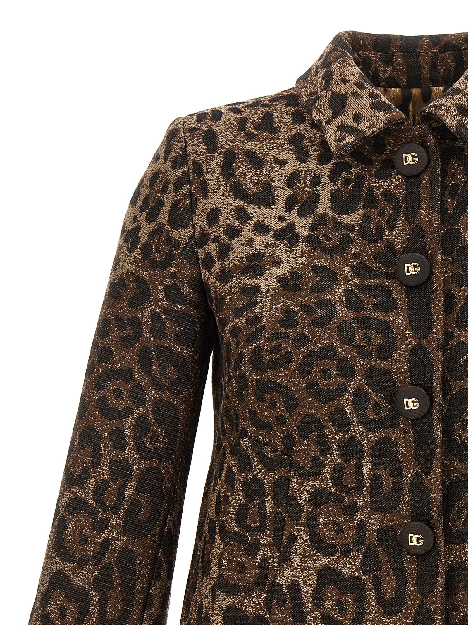 Dolce & Gabbana Brown Virgin Wool Women's Blazer