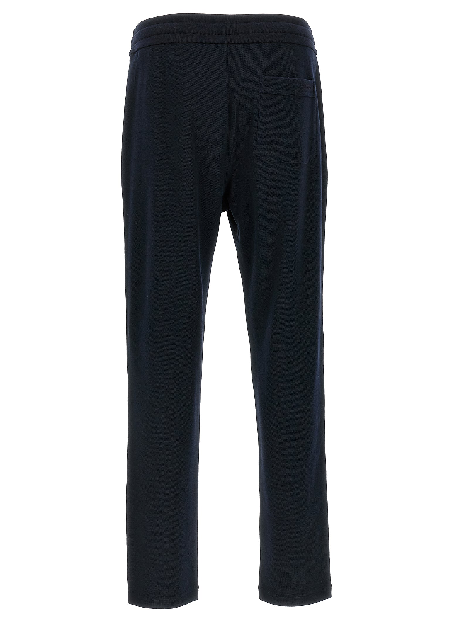 Brioni Blue Cotton Athletic Men's Pants