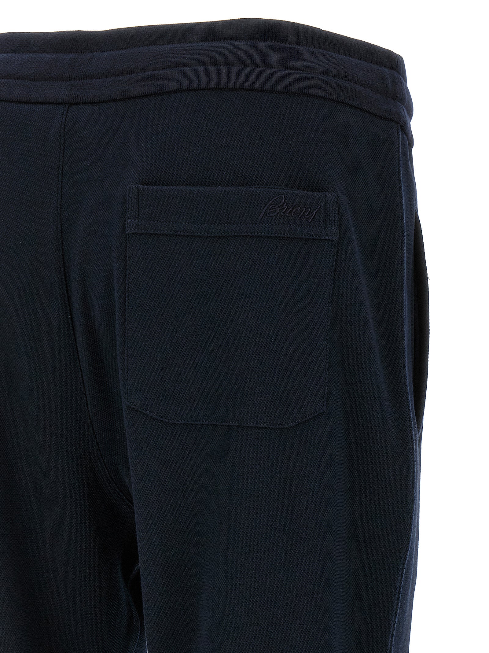 Brioni Blue Cotton Athletic Men's Pants