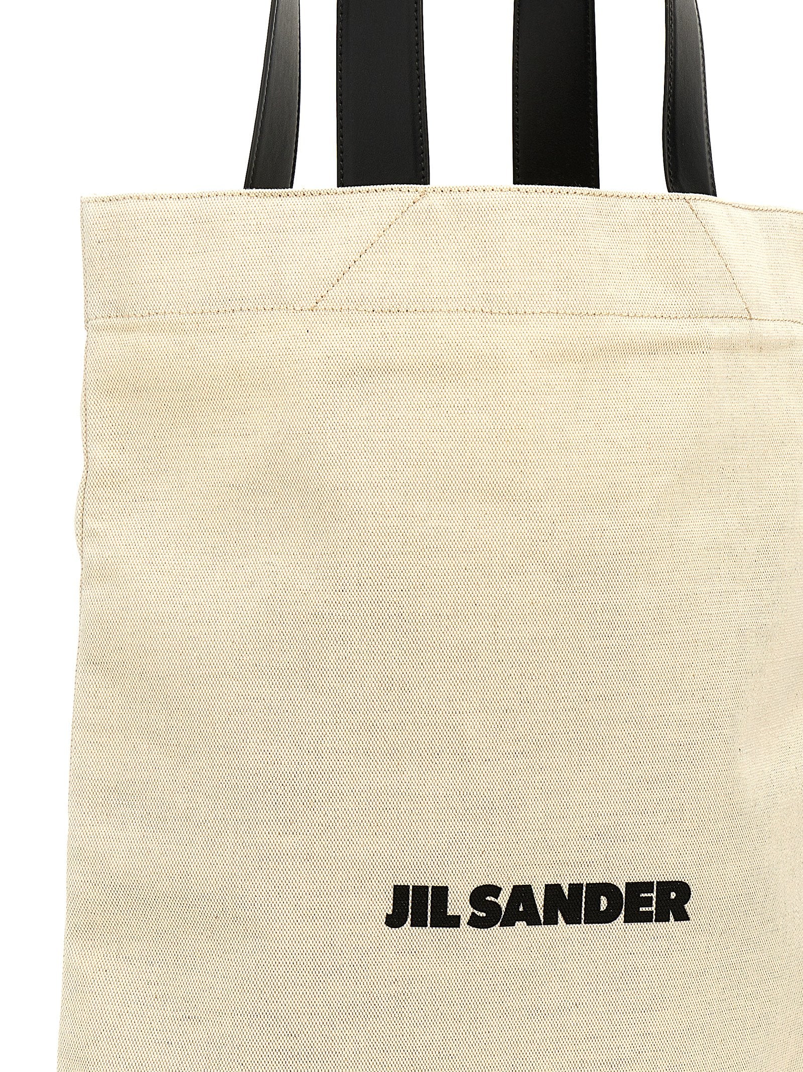 Jil Sander Bicolor Cotton Tote Women's Bag