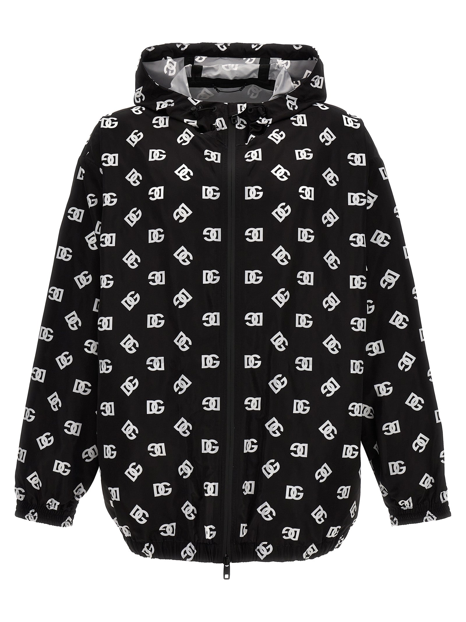 Dolce & Gabbana Bicolor Polyester Shell Men's Jacket