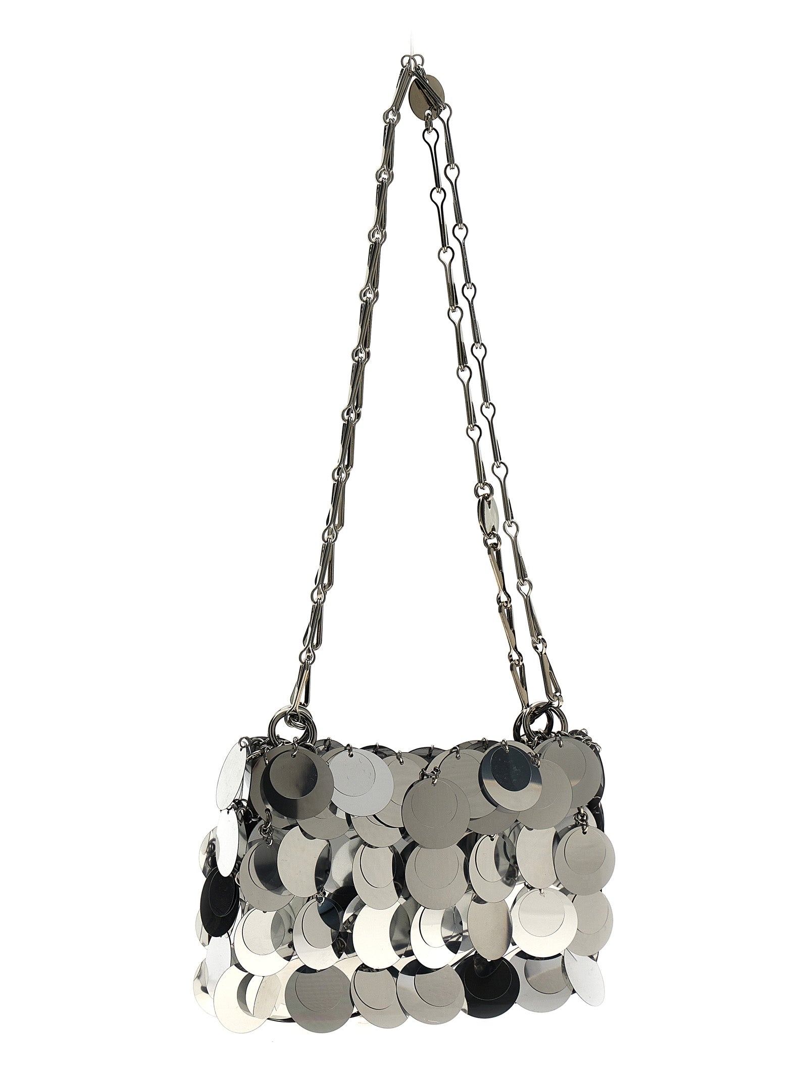Paco Rabanne Silver Brass Shoulder Women's Bag