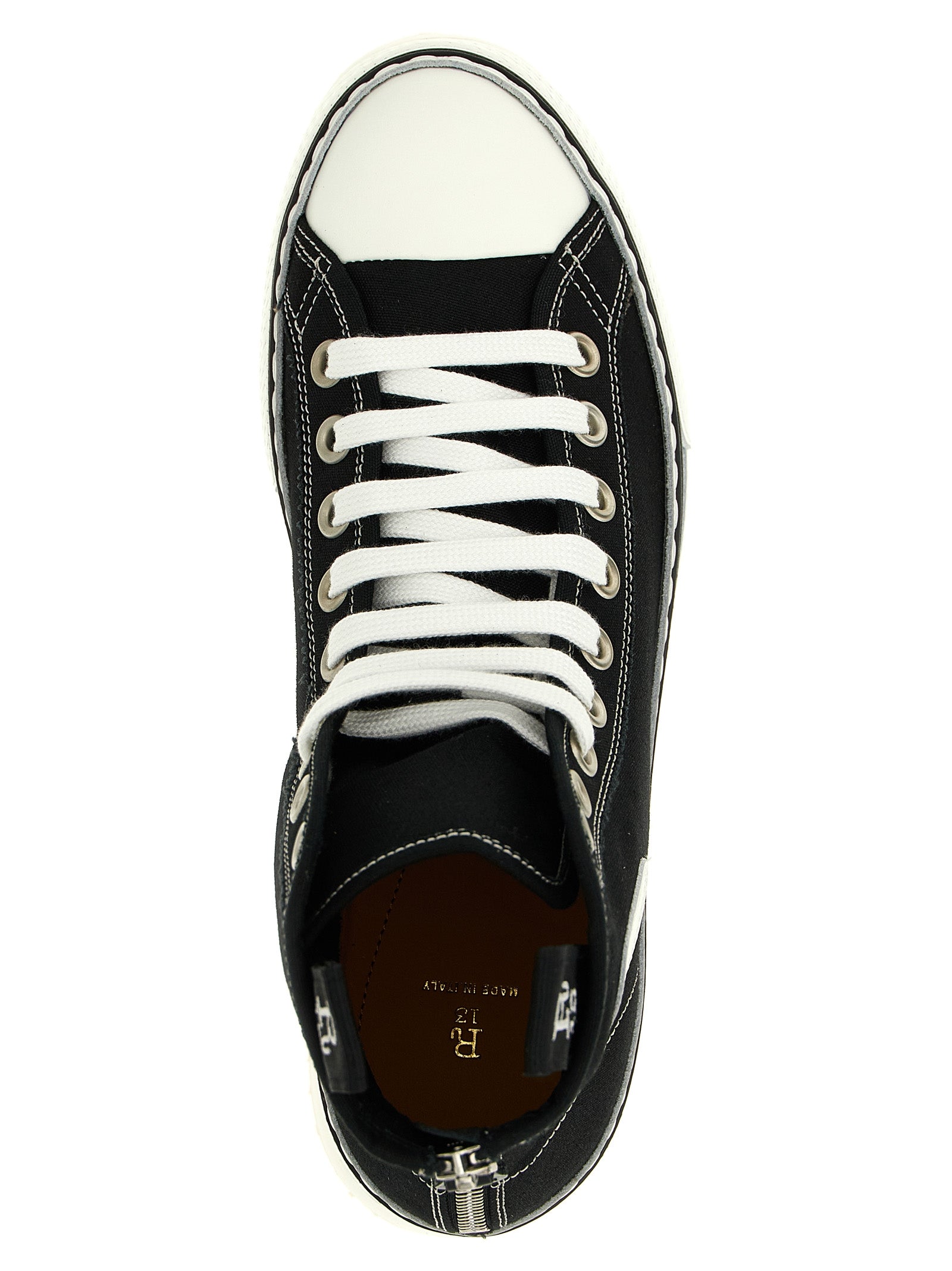 R13 Bicolor Cotton Platform Women's Sneakers