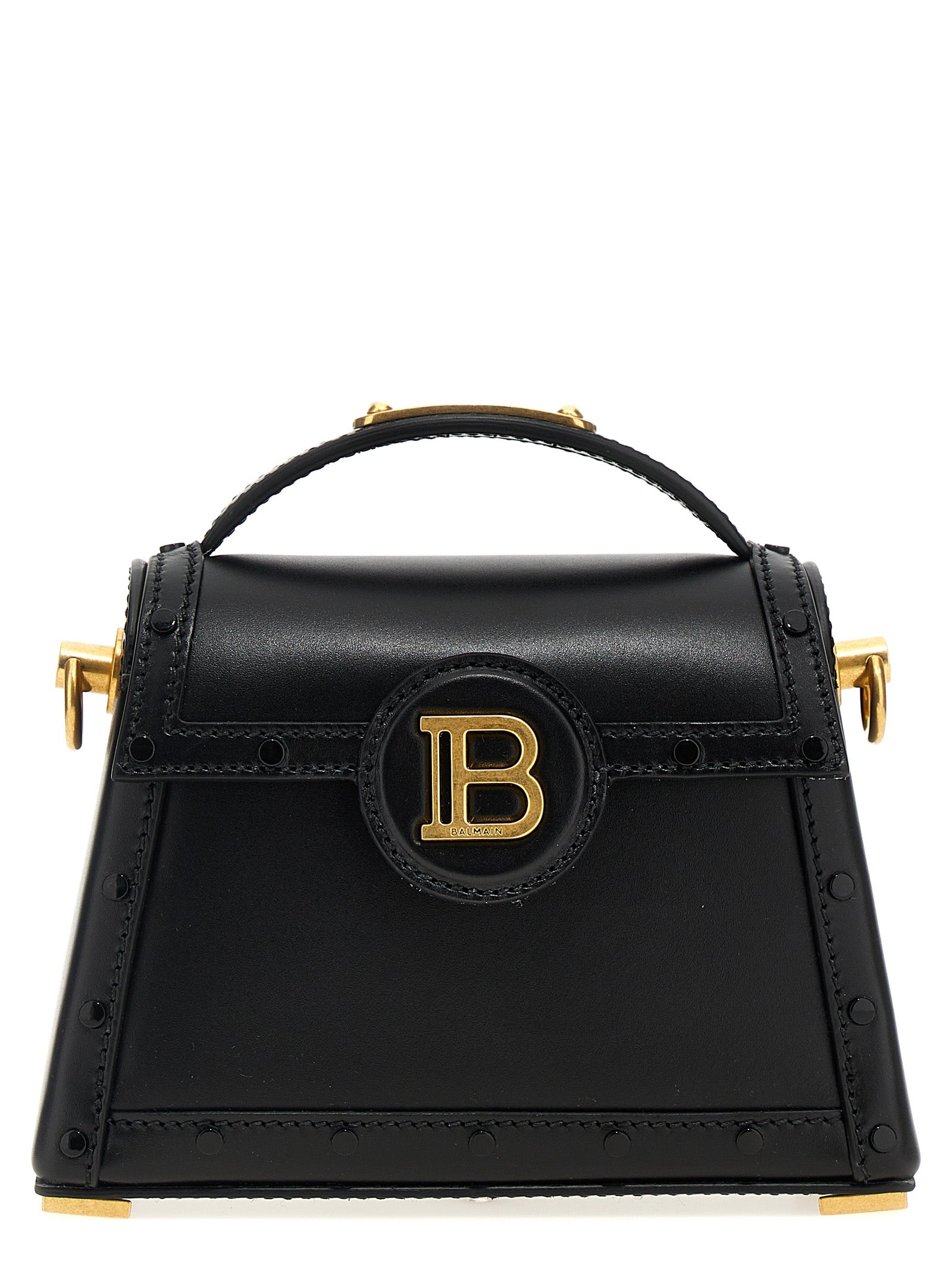 Balmain Black Calfskin Women's Handbag