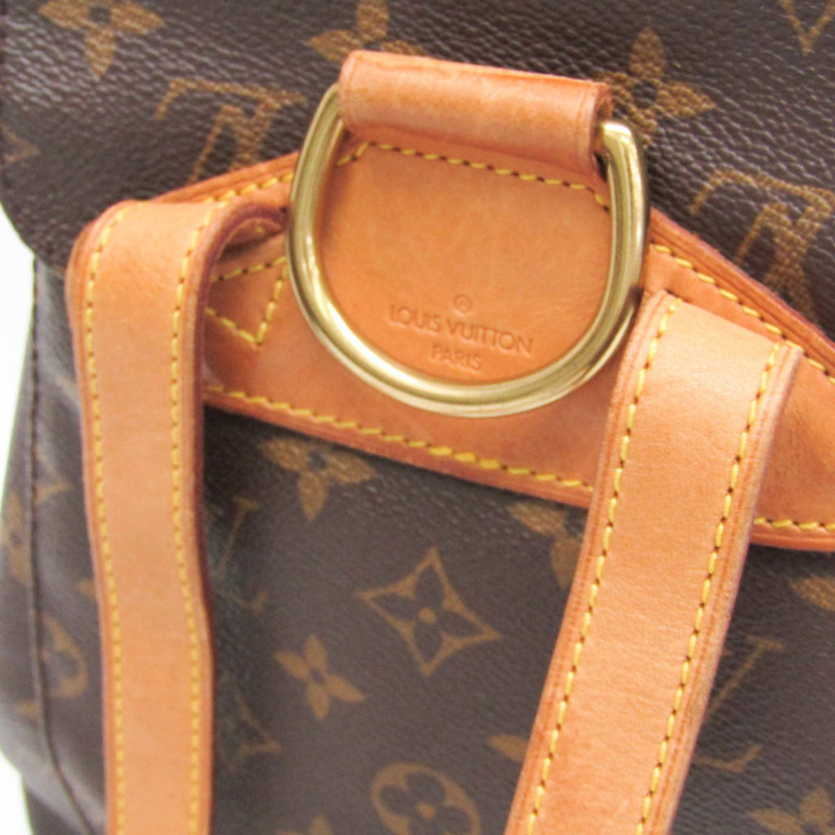 Louis Vuitton Vintage Montsouris Monogram Canvas Brown Canvas Backpack Bag (Pre-Owned)