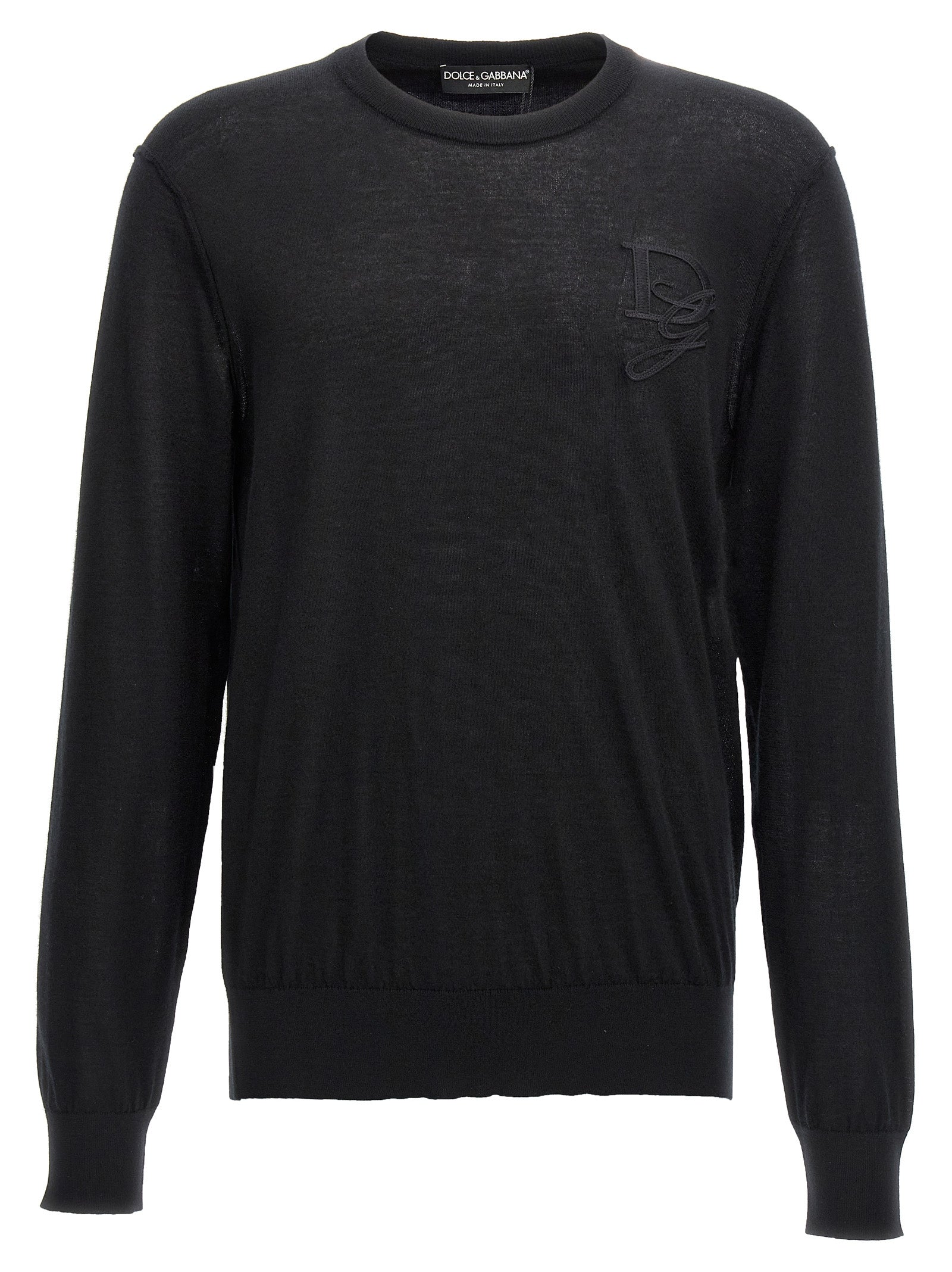 Dolce & Gabbana Black Cashmere Men's Cardigan