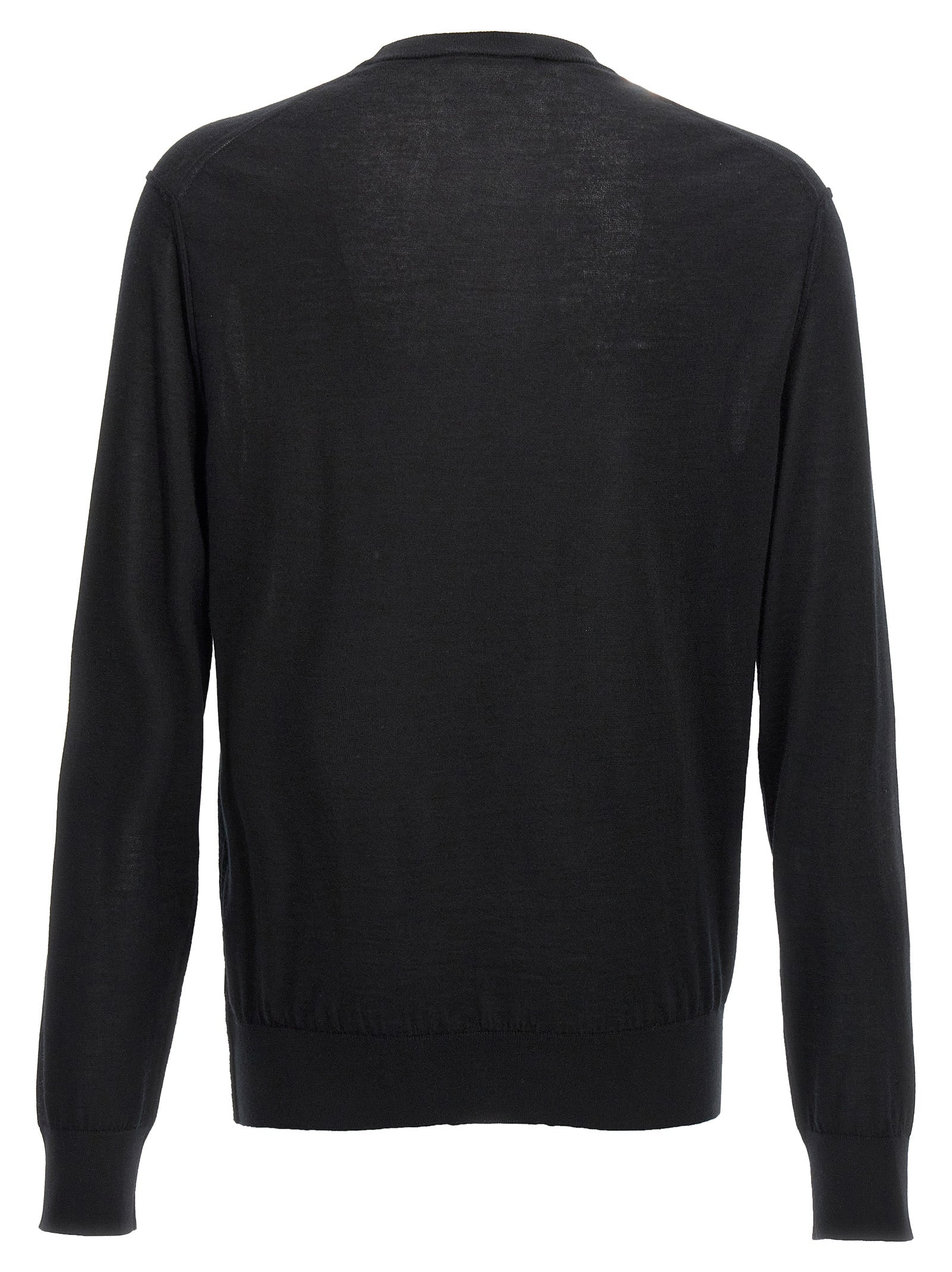 Dolce & Gabbana Black Cashmere Men's Cardigan