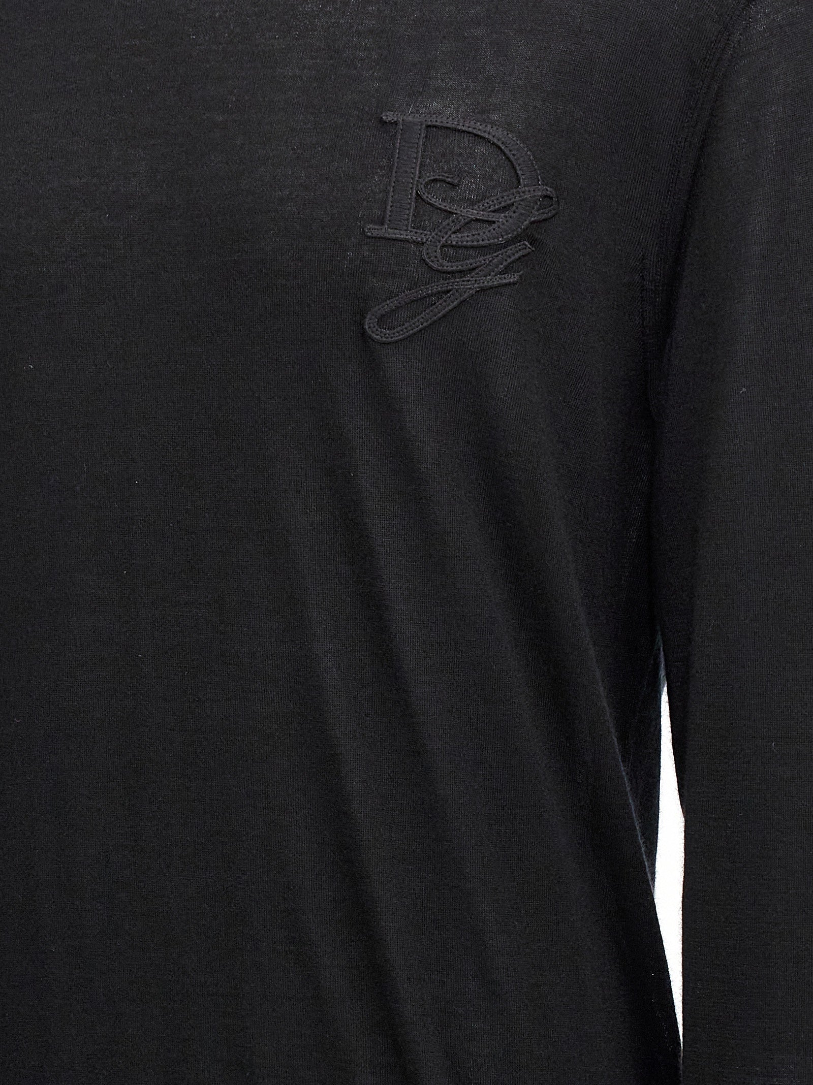 Dolce & Gabbana Black Cashmere Men's Cardigan