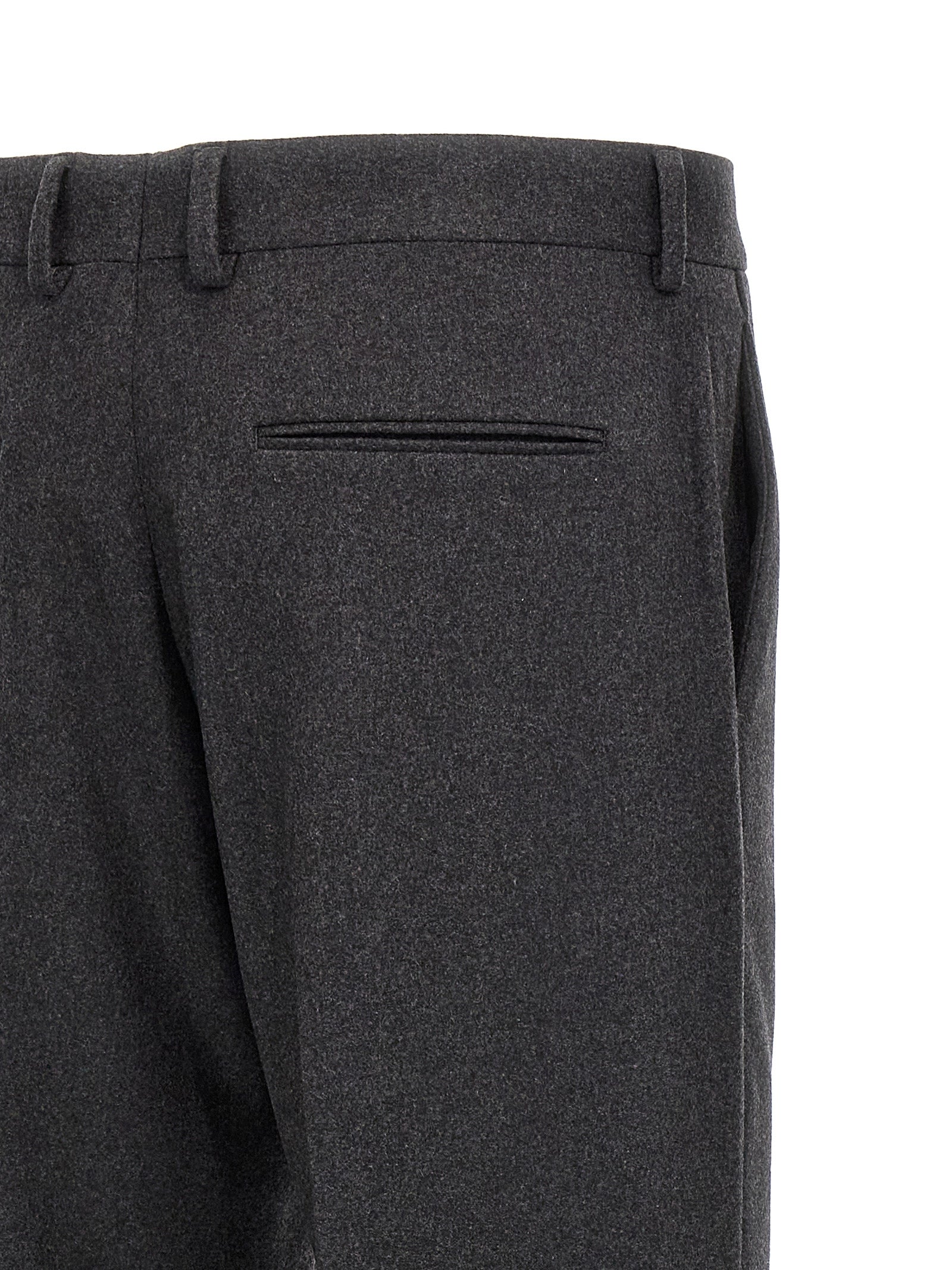 Fendi Gray Cashmere Casual Men's Pants